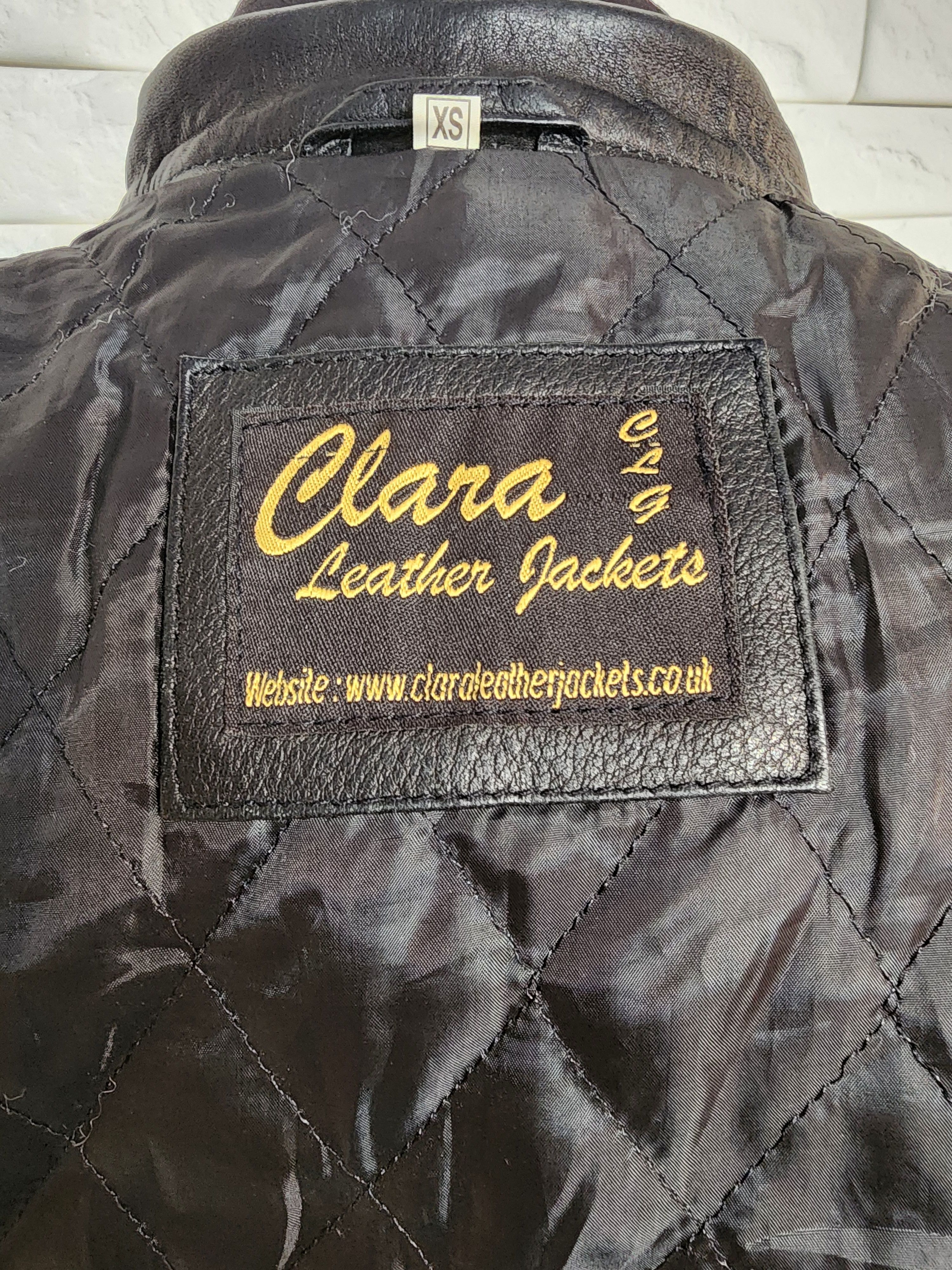 Other Black Leather Women's Jacket: Zippered Sport Style. Size XS / US 0-2 / IT 36-38 - 8 Thumbnail