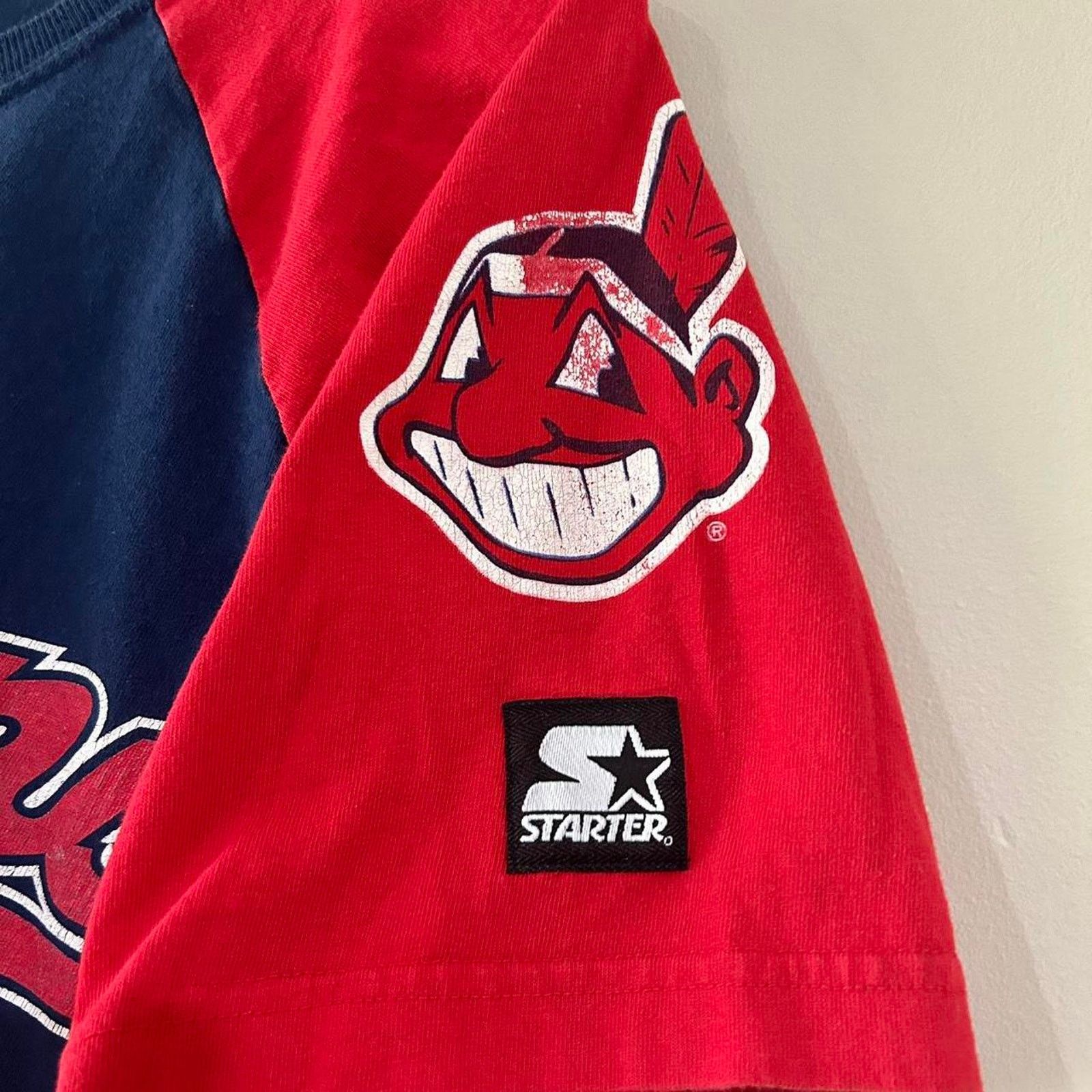Starter Vintage 1994 Cleveland Indians Baseball Shirt Size US M / EU 48-50 / 2 - 2 Thumbnail