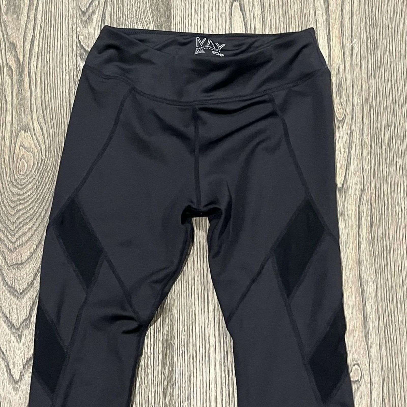 Vintage Marc New York Performance Black Ankle Length Leggings Size S Size 24" / US 00 / IT 34 - 3 Thumbnail