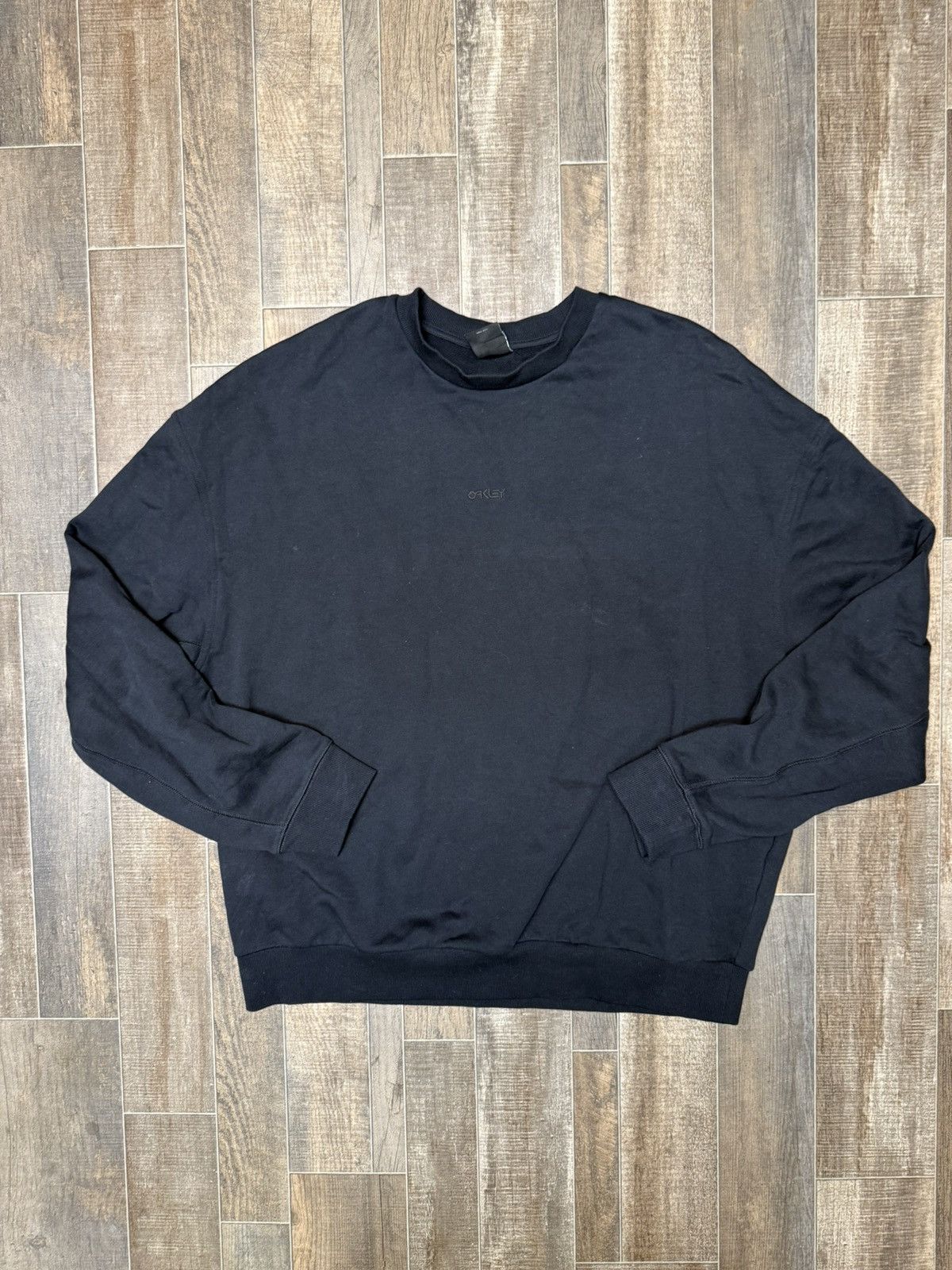 Oakley Black Oakley Sweater Transition Logo Boxy Fit Size US XL / EU 56 / 4 - 3 Thumbnail
