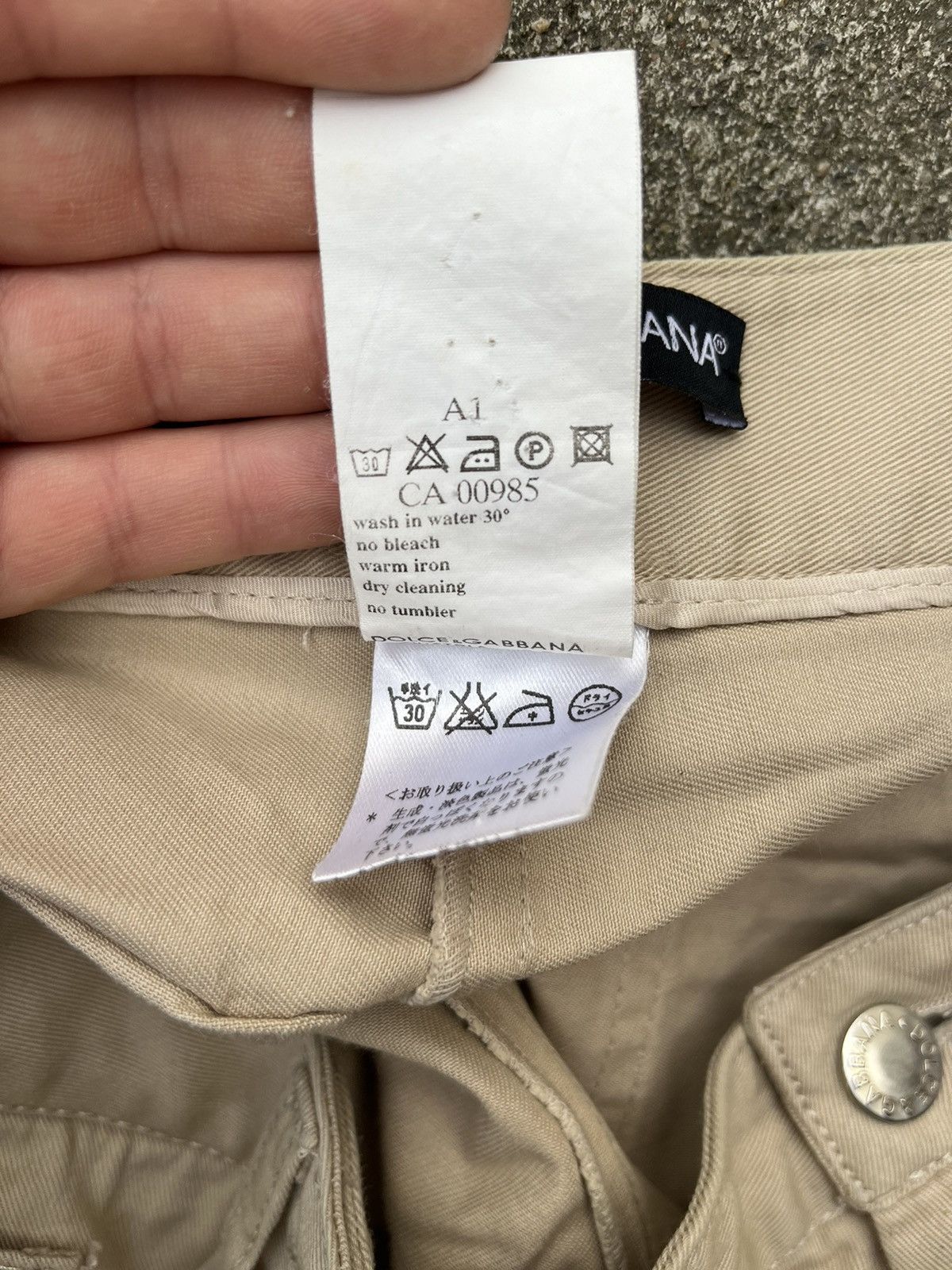 Dolce & Gabbana Dolce Gabbana Love multi button pants Size 26" / US 2 / IT 38 - 7 Thumbnail