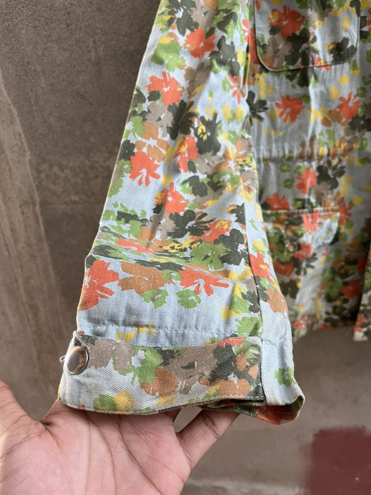 Vintage × Y's for Men × Yohji Yamamoto Japanese Floral Military Jacket – Inspired by Yohji Yamamoto Size US XL / EU 56 / 4 - 6 Thumbnail