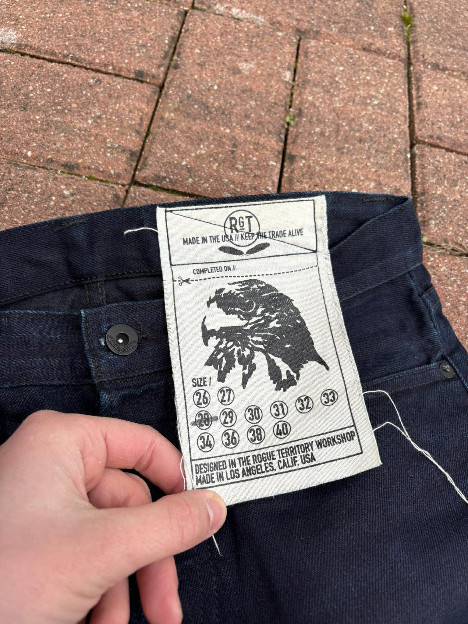 Rogue Territory Rogue Territory Signature Six Pocket Selvedge Raw Denim Size US 28 / EU 44 - 5 Thumbnail