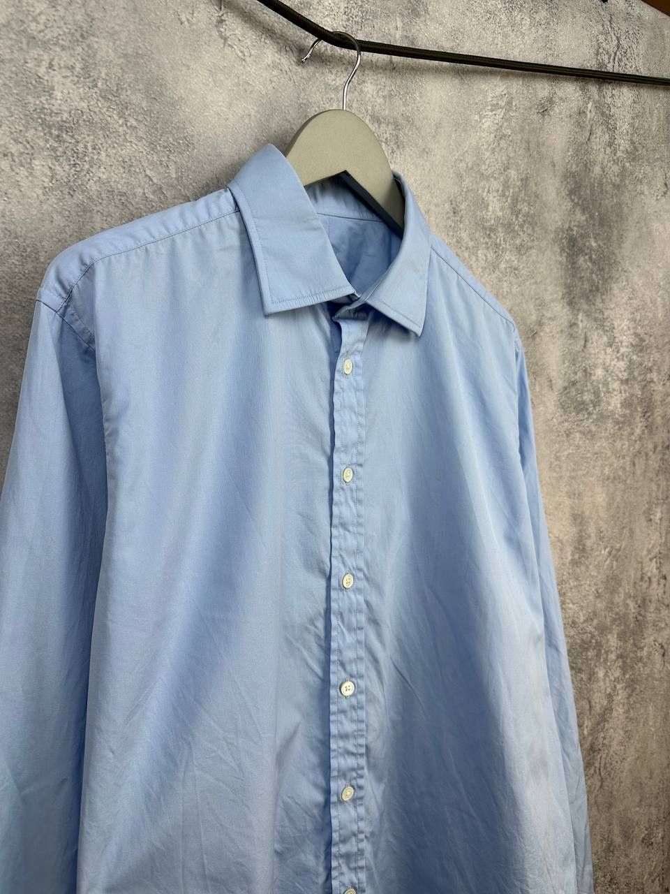 Anderson & Sheppard Anderson & Sheppard Savile Row Light Blue Dress Shirt French Size US XL / EU 56 / 4 - 3 Thumbnail