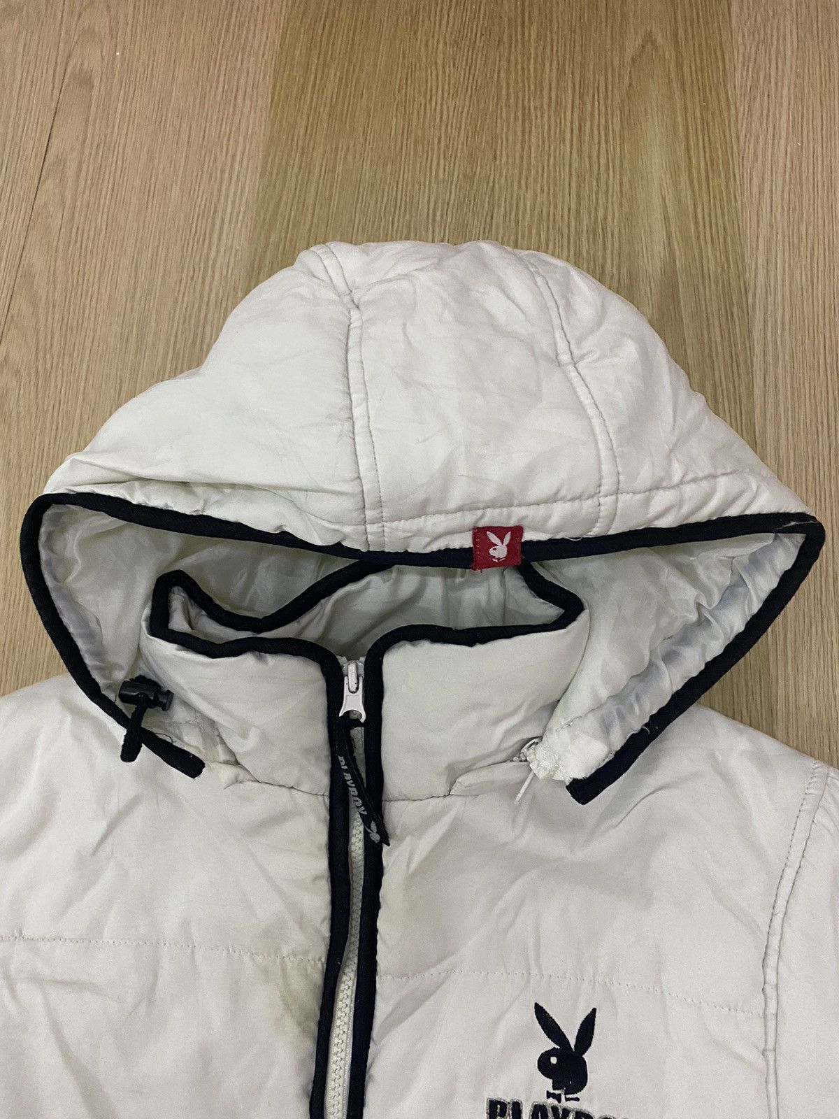 Playboy Vintage playboy white puffer jacket Size S / US 4 / IT 40 - 4 Thumbnail