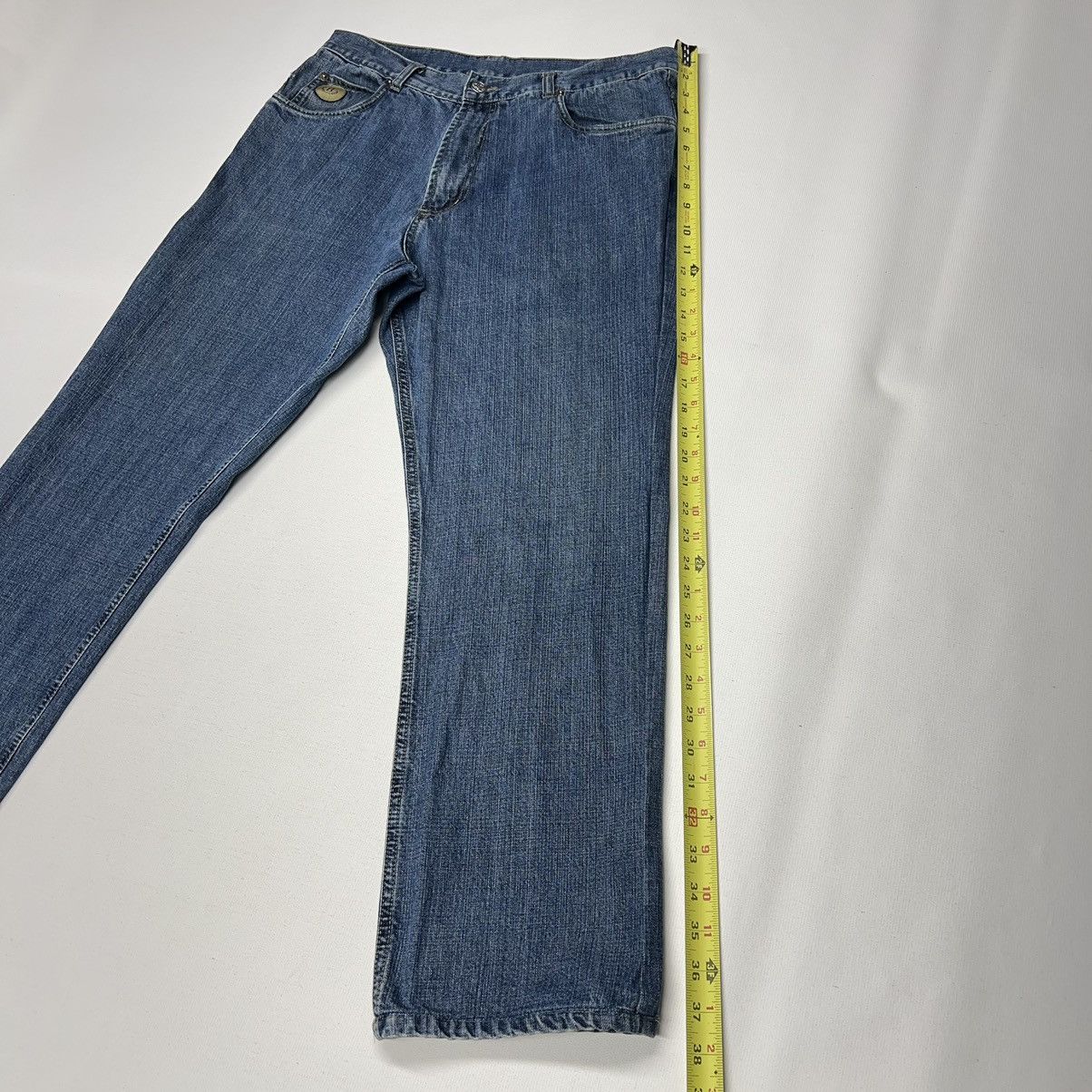 Vintage VTG Bruno Belloni Jeans Men’s 52 Blue Straight Fit Denim Size US 32 / EU 48 - 18 Thumbnail