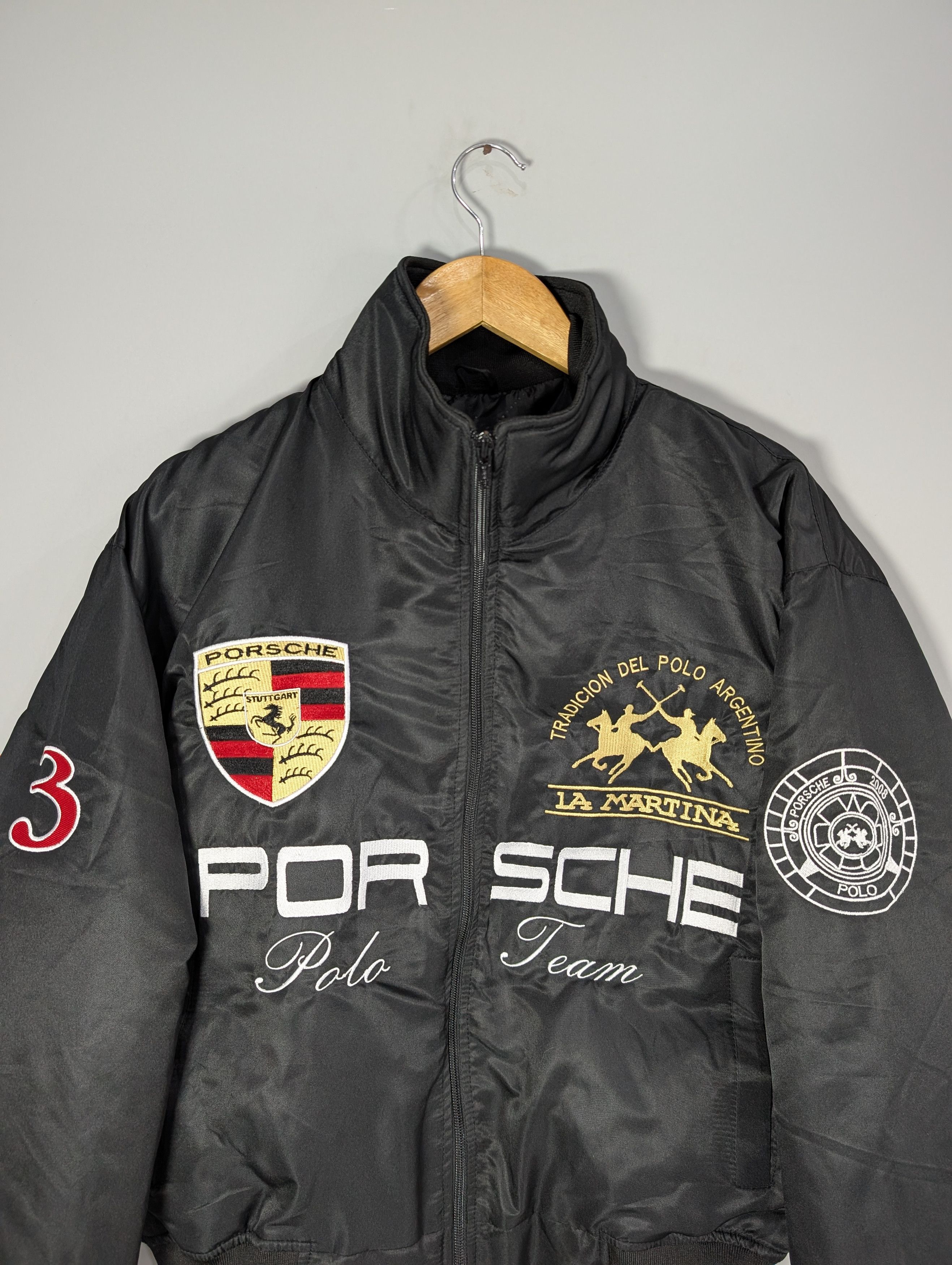 Vintage 🔥PORSCHE🔥F1 RACING JACKET 90's RETRO STREETWEAR Size S / US 4 / IT 40 - 3 Thumbnail