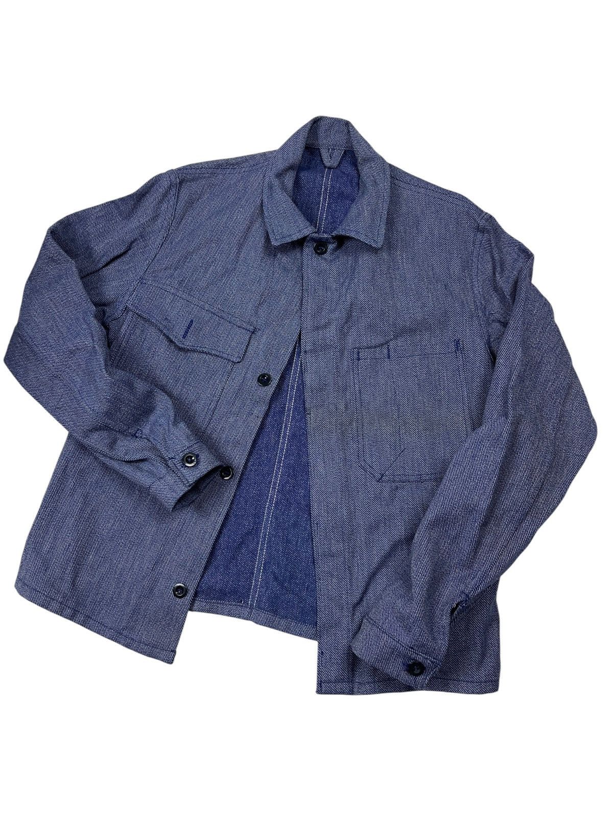 Le Laboureur Vintage 60s Sanfor Leber Jacket German Workwear Utility Size US S / EU 44-46 / 1 - 2 Thumbnail