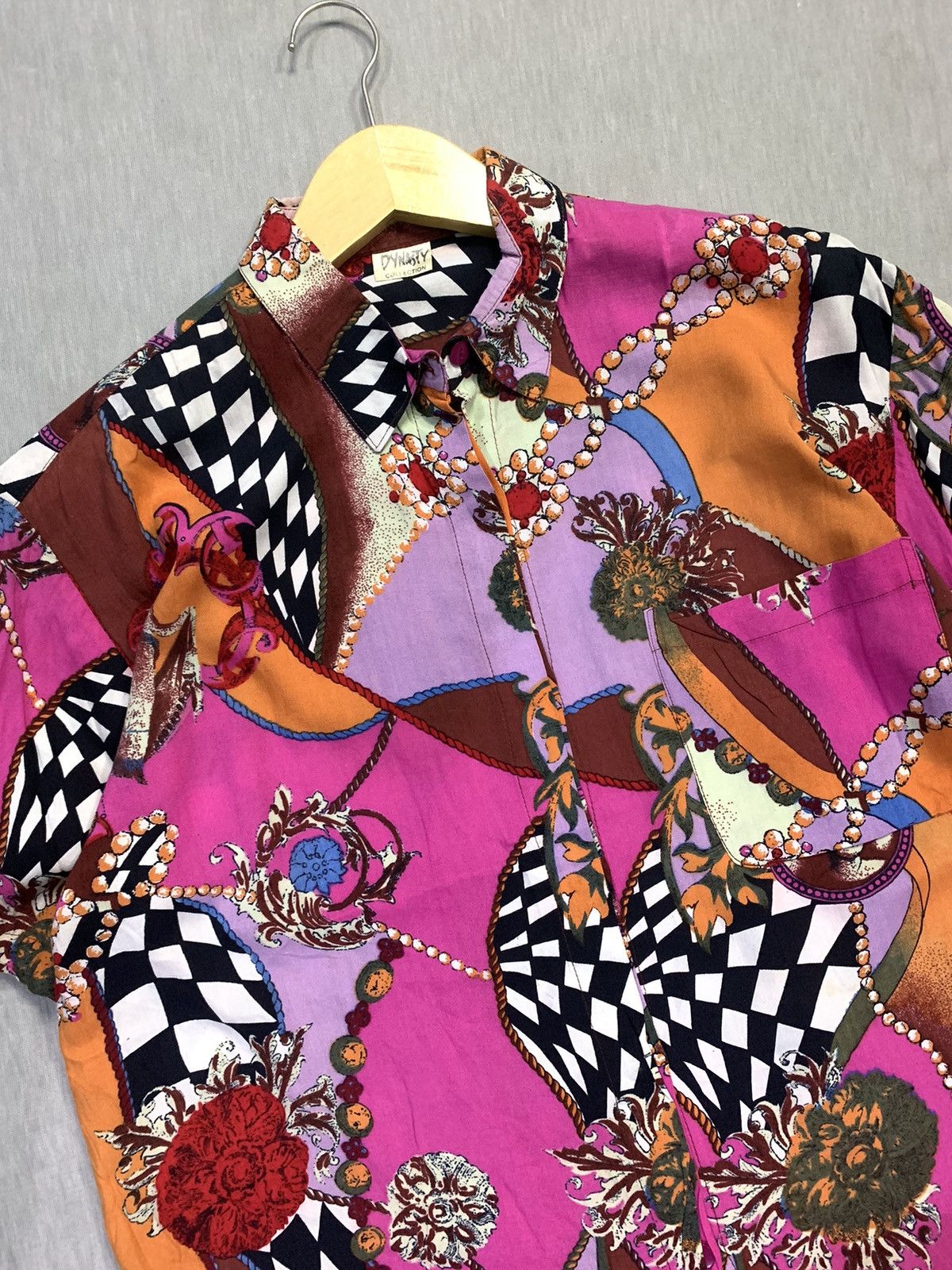 Japanese Brand × Vintage DYNASTY Collection Vintage Print Art Shirt Size XL / US 12-14 / IT 48-50 - 3 Thumbnail