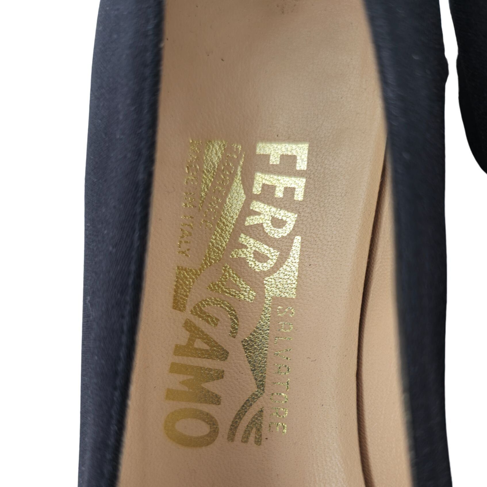 Salvatore Ferragamo Salvatore Ferragamo Italy Black Fabric Formal Dress Shoe 8AA Size US 8 / EU 41 - 11 Thumbnail