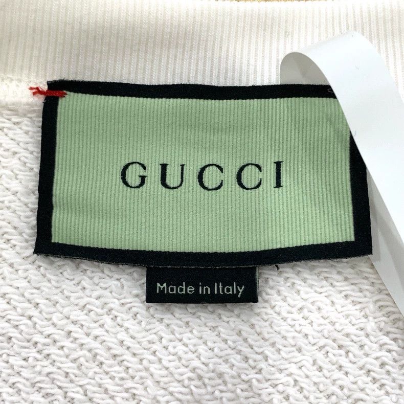 Gucci Gucci Logo apple print round neck white cotton long-sleeved Size US XS / EU 42 / 0 - 5 Thumbnail