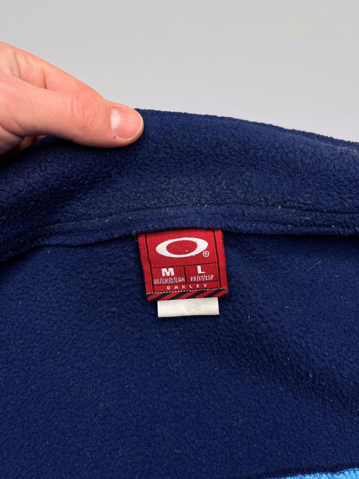 Japanese Brand × Oakley Vintage Y2k Oakley Fleece Zip Jacket Size M / US 6-8 / IT 42-44 - 6 Thumbnail