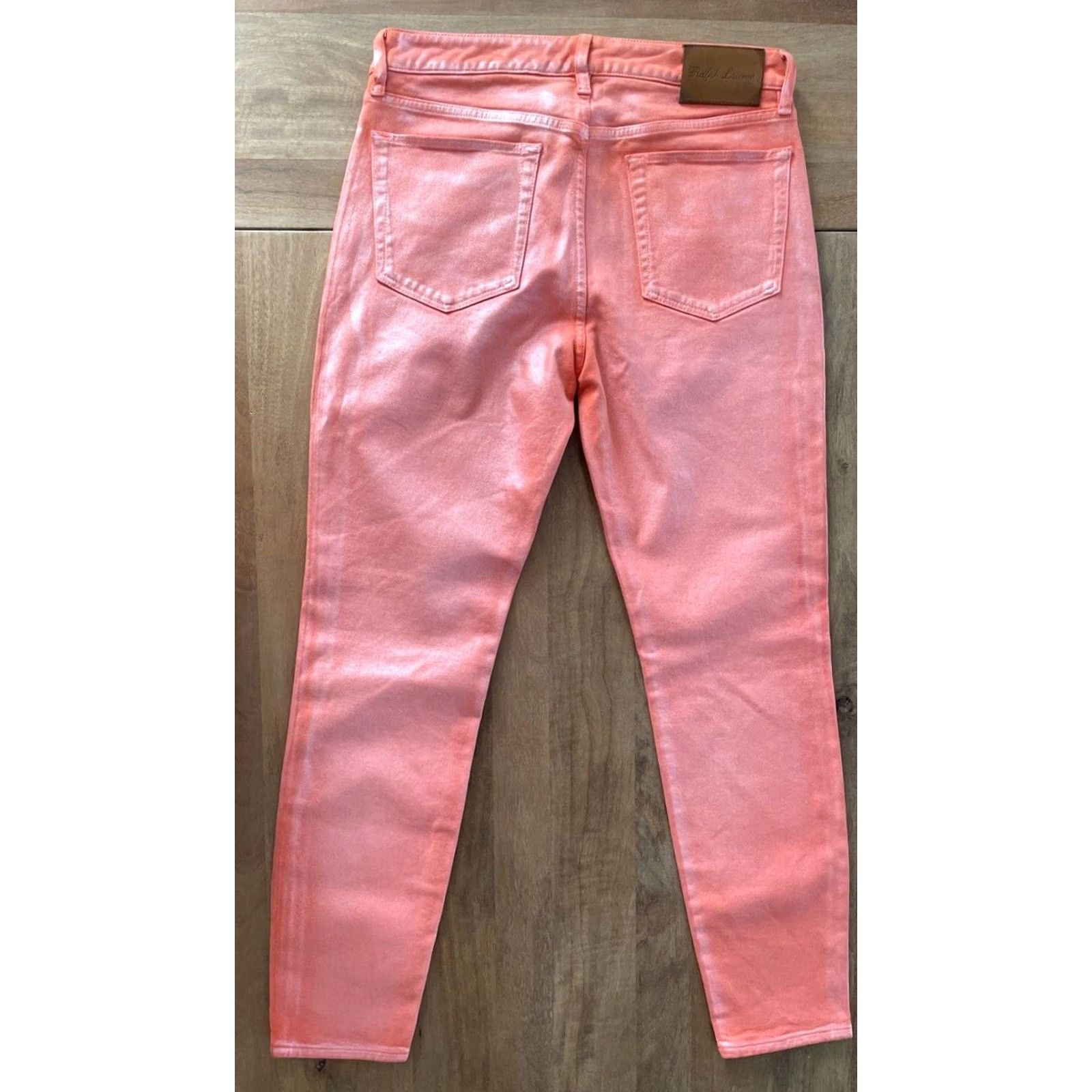 Ralph Lauren Ralph Lauren Purple Wax Skinny Jeans Women 27 - 29X28 Measurements Size 27" / US 4 / IT 40 - 2 Thumbnail