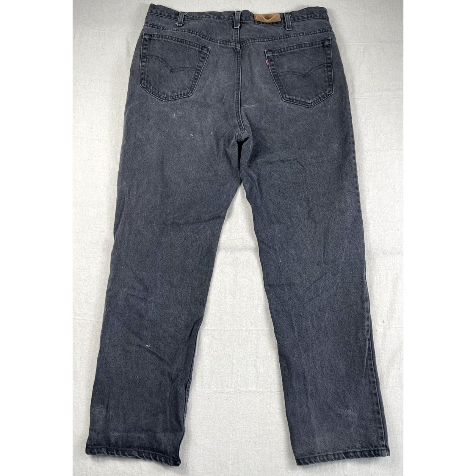 Levi's VINTAGE Levi's 540 Jeans Mens Regular 36-38 Black Denim USA Made 90s Size US 36 / EU 52 - 2 Thumbnail