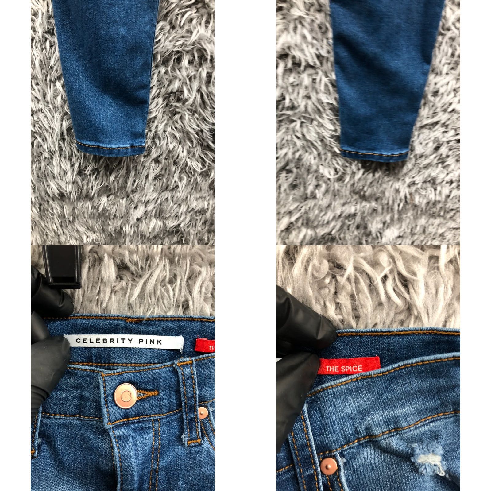 Vintage VINTAGE Celebrity Pink The Spice Skinny Jeans Junior Size 3 Medium Wash Blue Womens Jeans Size 26" / US 2 / IT 38 - 8 Thumbnail