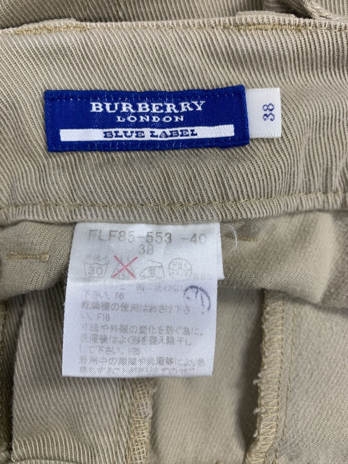 Burberry Vintage Burberry London BlueLabelApparel Luxury Mini Skirt Size 38" / US 16 / IT 52 - 10 Thumbnail