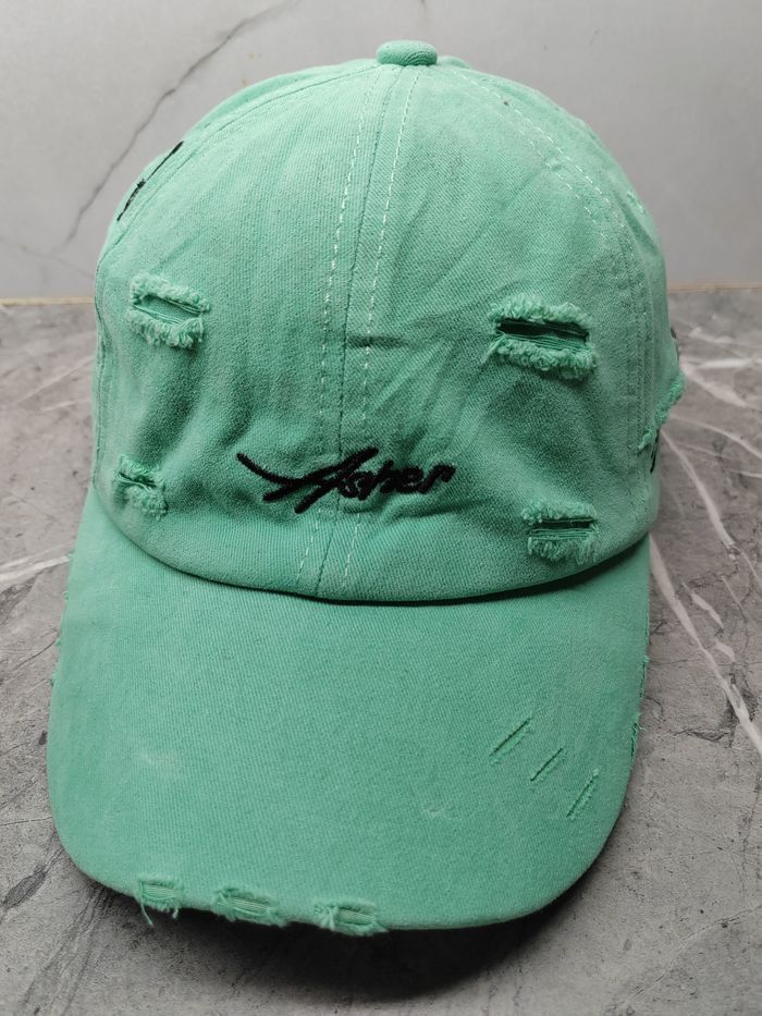 Japanese Brand Vintage Asher Distressed Style Cap Hat Size ONE SIZE - 1 Thumbnail