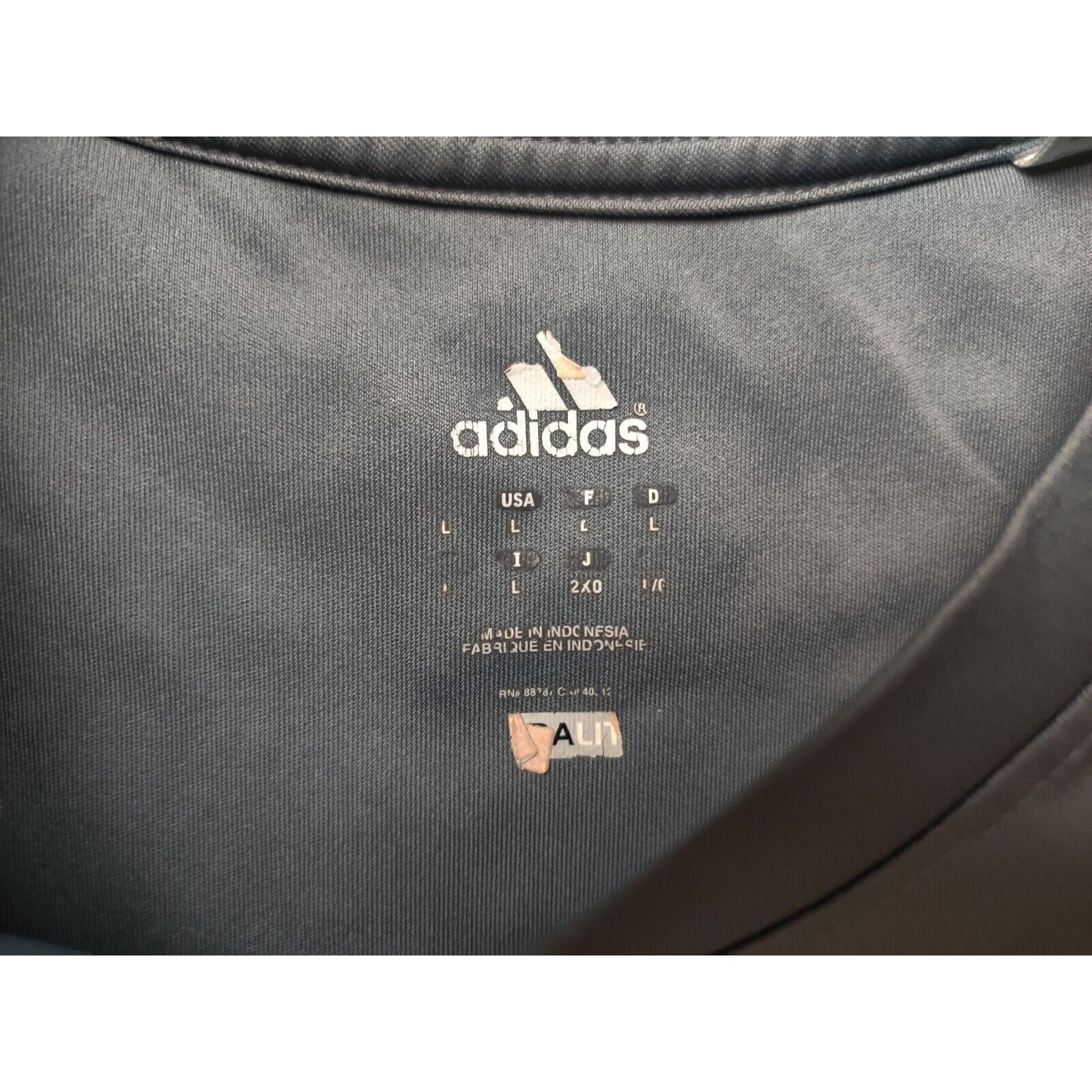 Adidas Adidas Shirt Adult Mens Large Solid Gray Climalite Size US L / EU 52-54 / 3 - 3 Thumbnail
