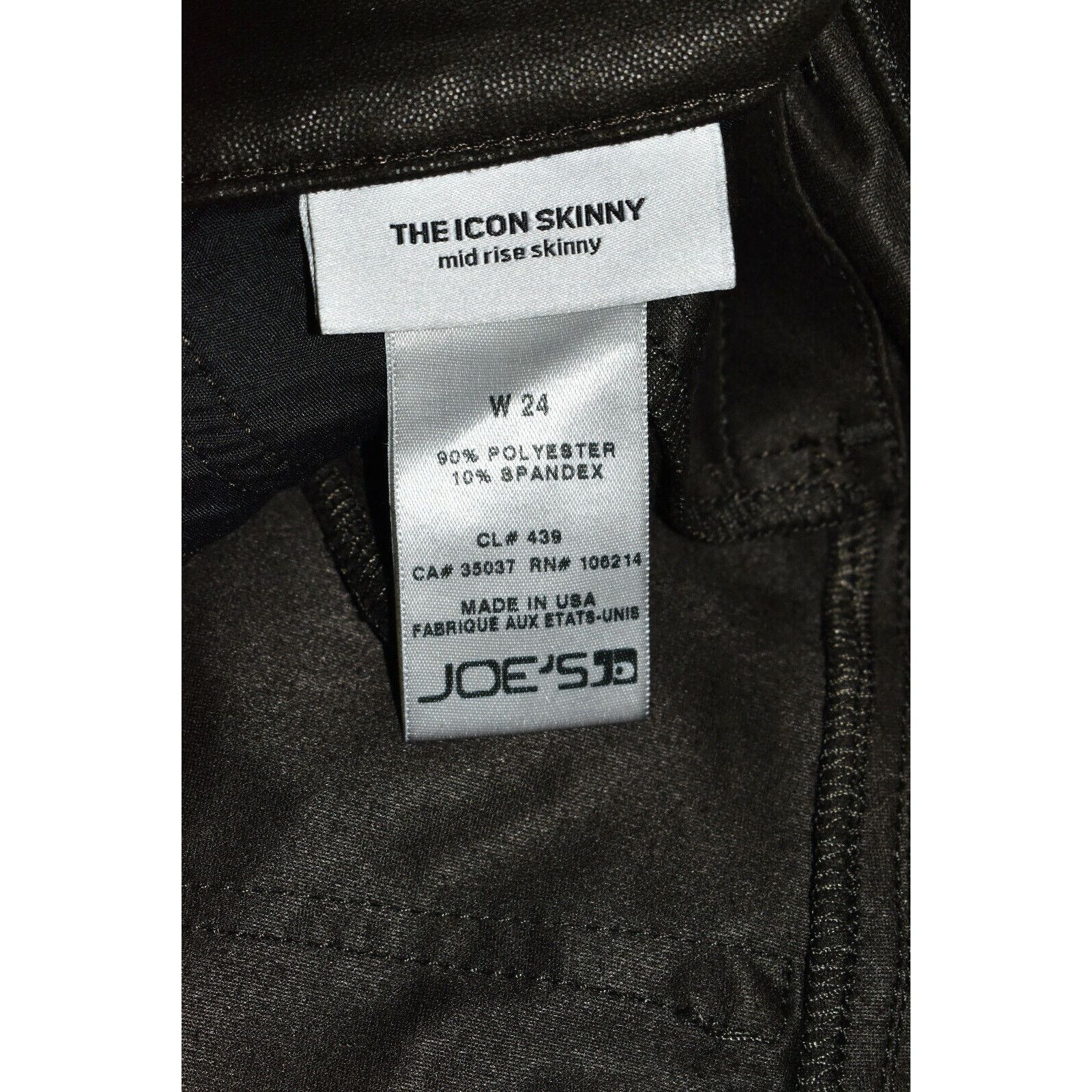 Joe's NEW JOES The Icon Skinny Stretch Cedar Faux Suede Jeans 24 Size 24" / US 00 / IT 34 - 6 Thumbnail