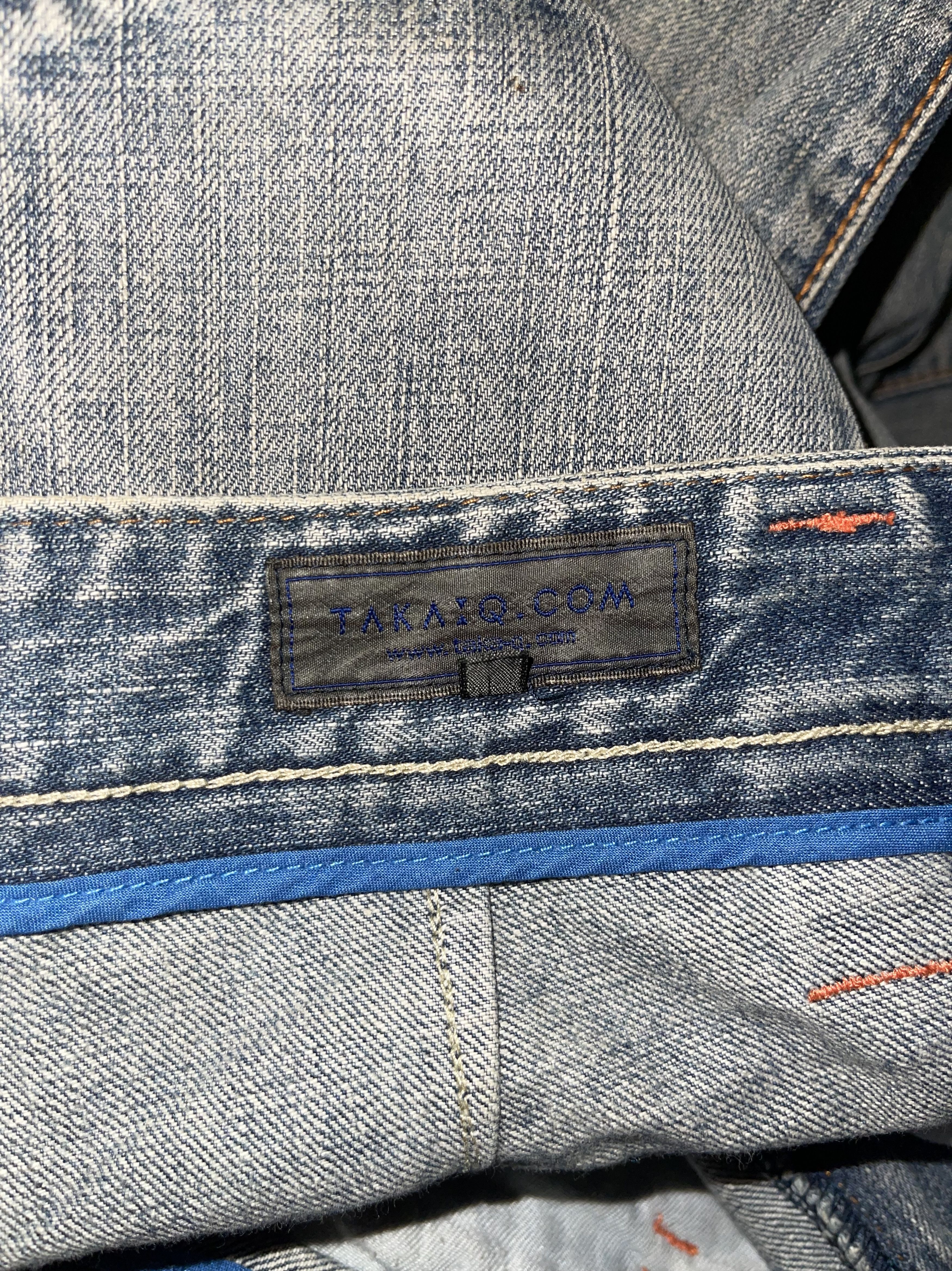 Hysteric Glamour × If Six Was Nine × Le Grande Bleu (L.G.B.) Takaiq.com Phyton Snake Skin Distressed Flared Jeans Size US 32 / EU 48 - 21 Thumbnail