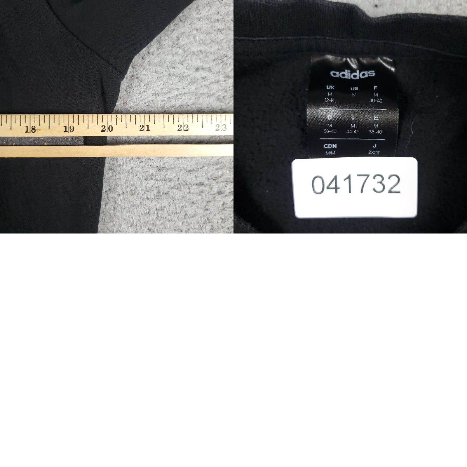 Adidas Adidas Women's Sweater Pullover Casual Knit Long Sleeve Crew Neck Black Size M All Seasons Size M / US 6-8 / IT 42-44 - 8 Thumbnail
