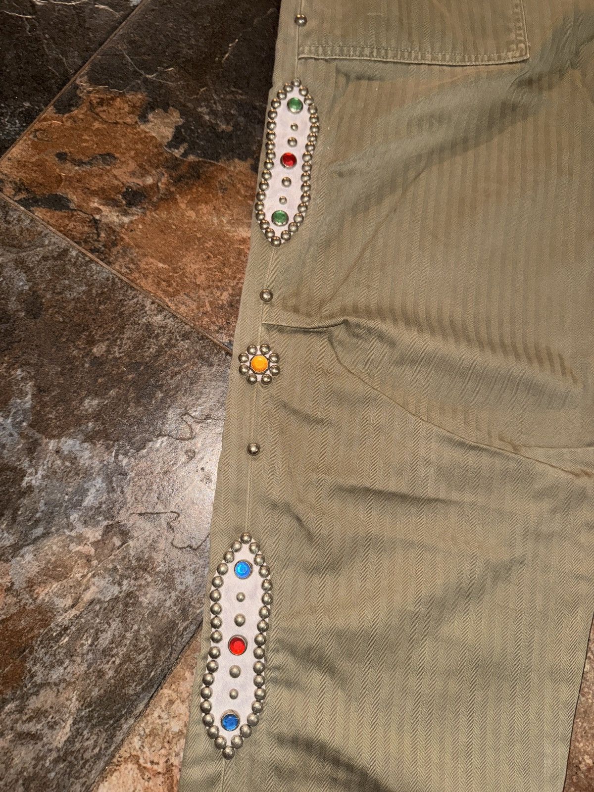 Kapital Kountry Kapital Herringbone Easy Baker Pants Size US 30 / EU 46 - 3 Thumbnail
