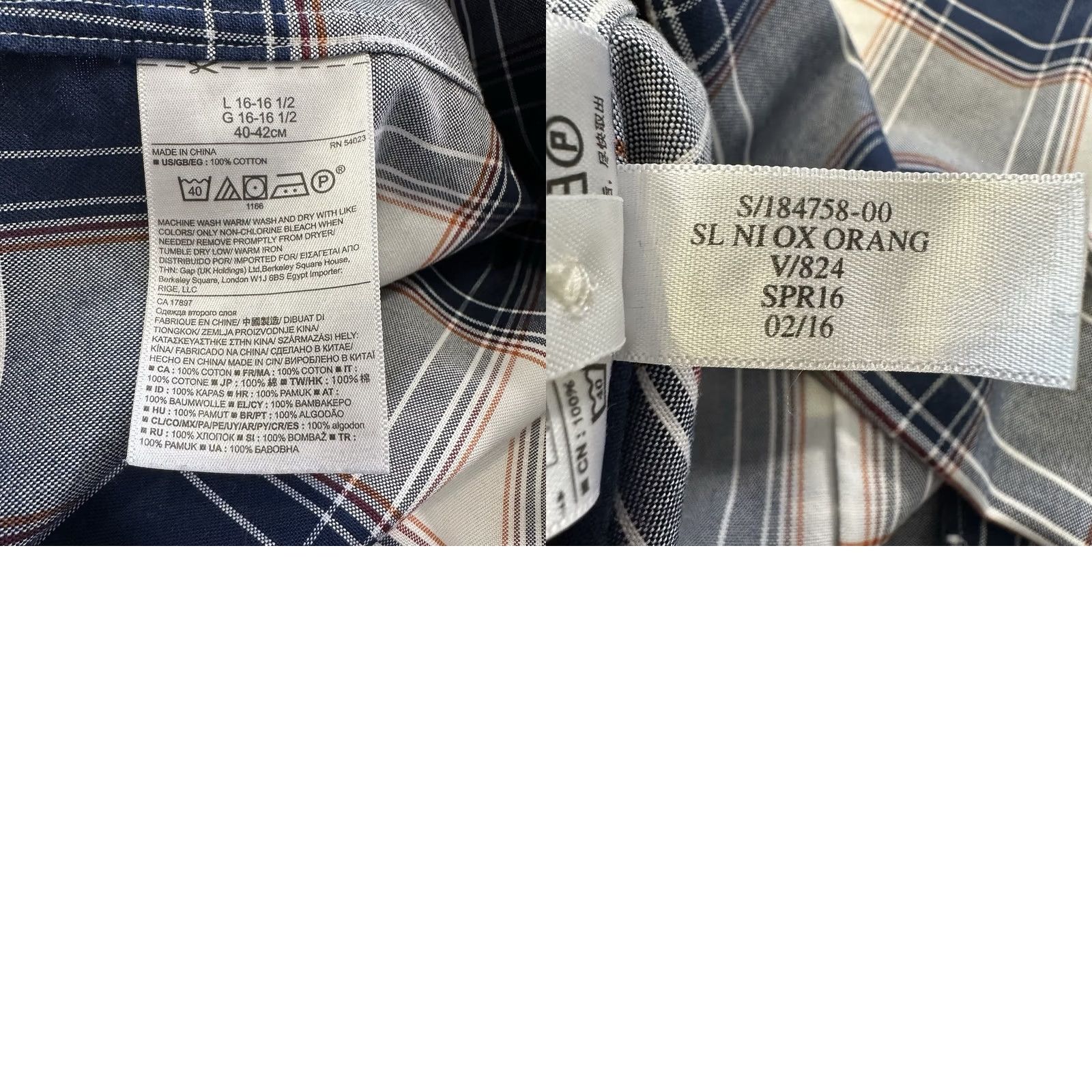 Banana Republic Banana Republic Button-Up Shirt Mens L Camden Fit Non Iron Plaid Blue White Shirt Mens L Blue Plaid Non-Iron Button-Up Banana Republic Size US L / EU 52-54 / 3 - 8 Thumbnail