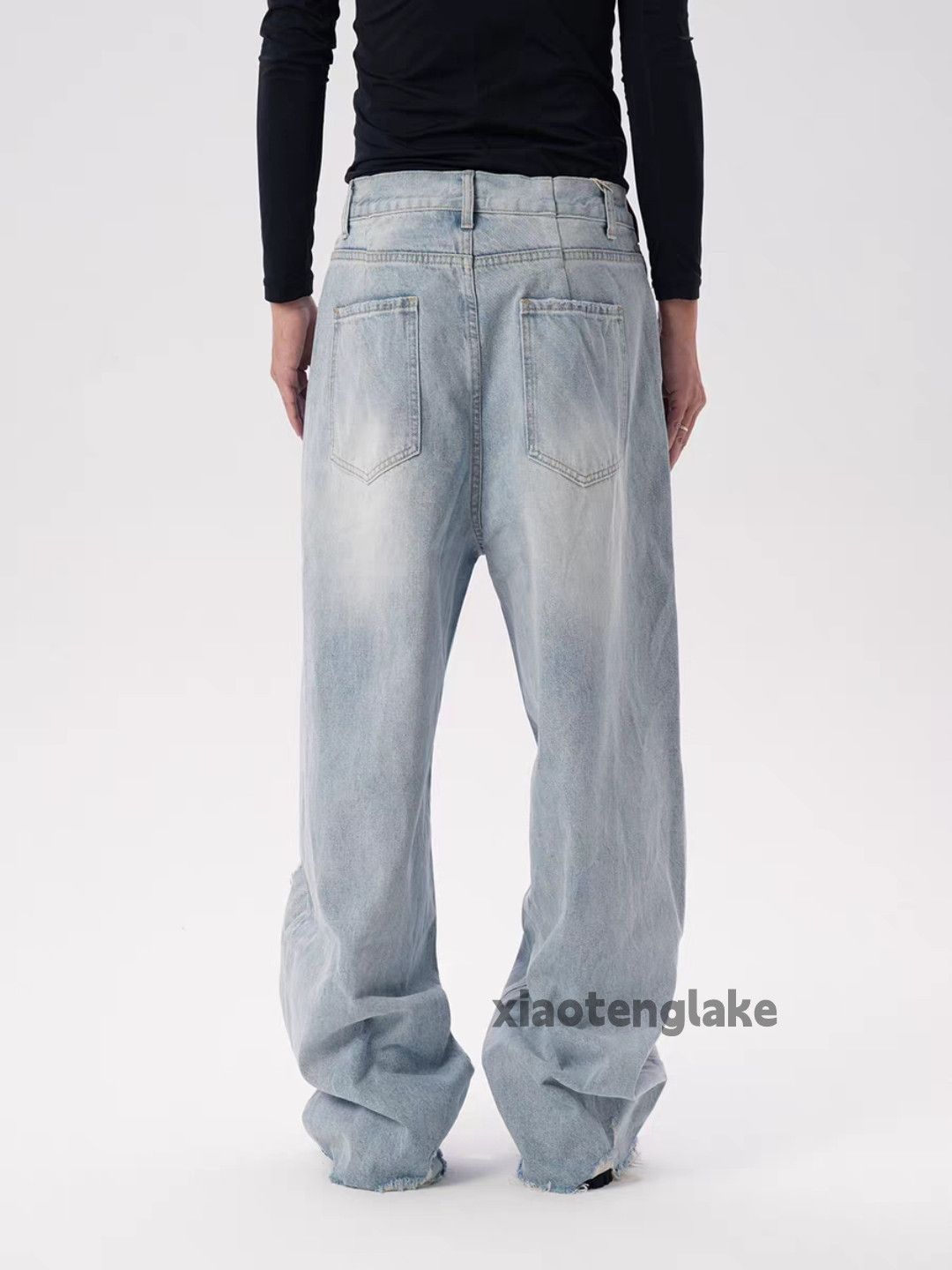 Jean zx washed faded distressed ourlegacy acne style hiphop jeans Size US 32 / EU 48 - 2 Thumbnail