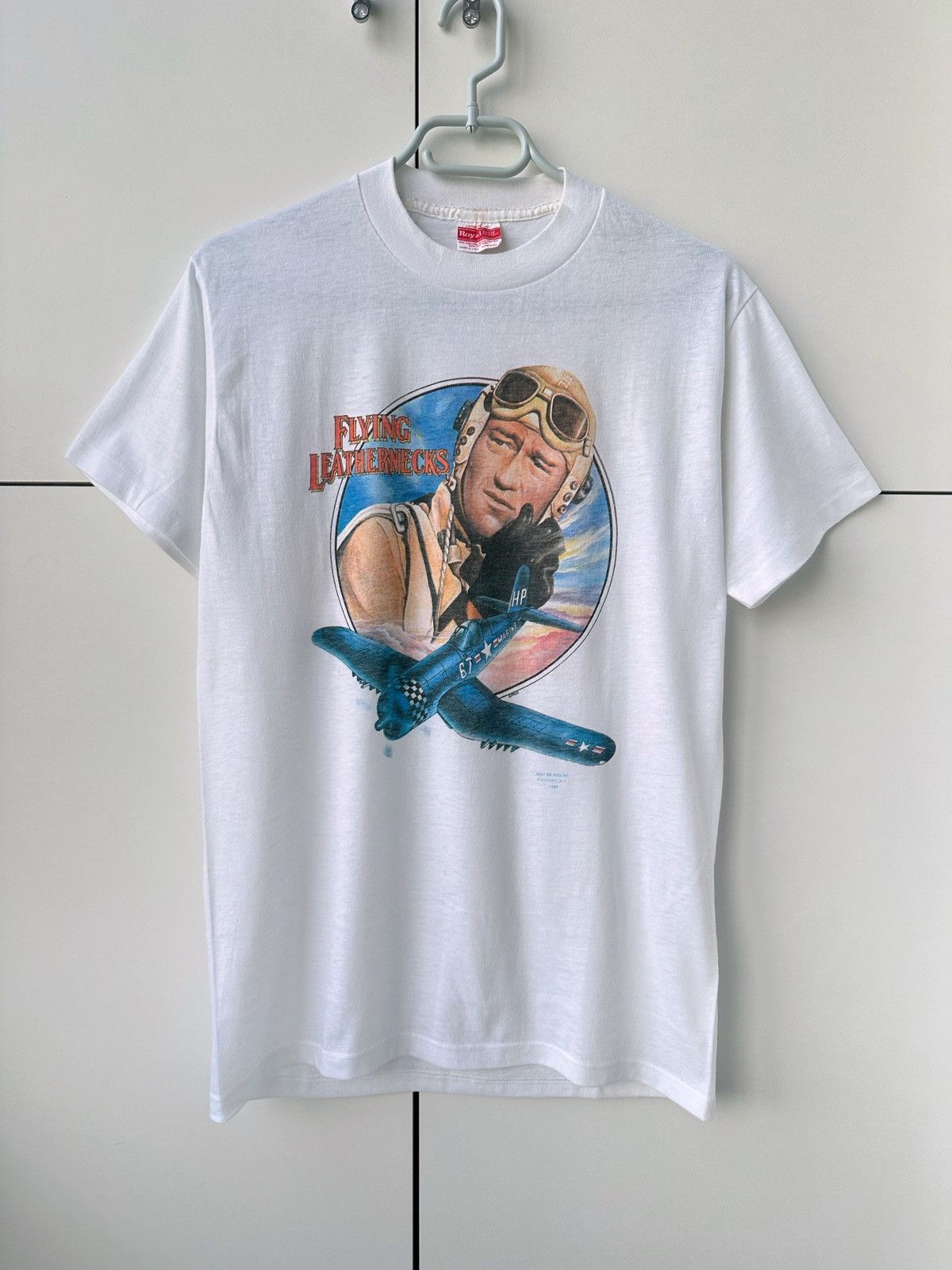Vintage Vintage 1988’s Flying Leathernecks Tee Size US L / EU 52-54 / 3 - 1 Thumbnail