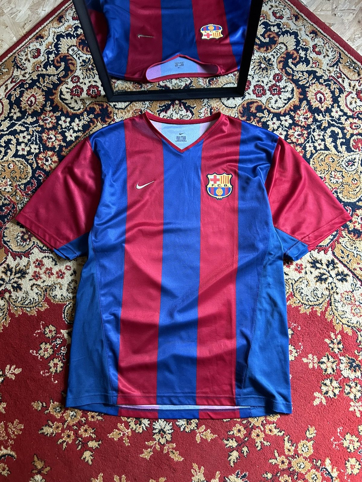 Nike × Vintage Fc Barcelona Nike 2002/03 jersey Size US XL / EU 56 / 4 - 1 Thumbnail