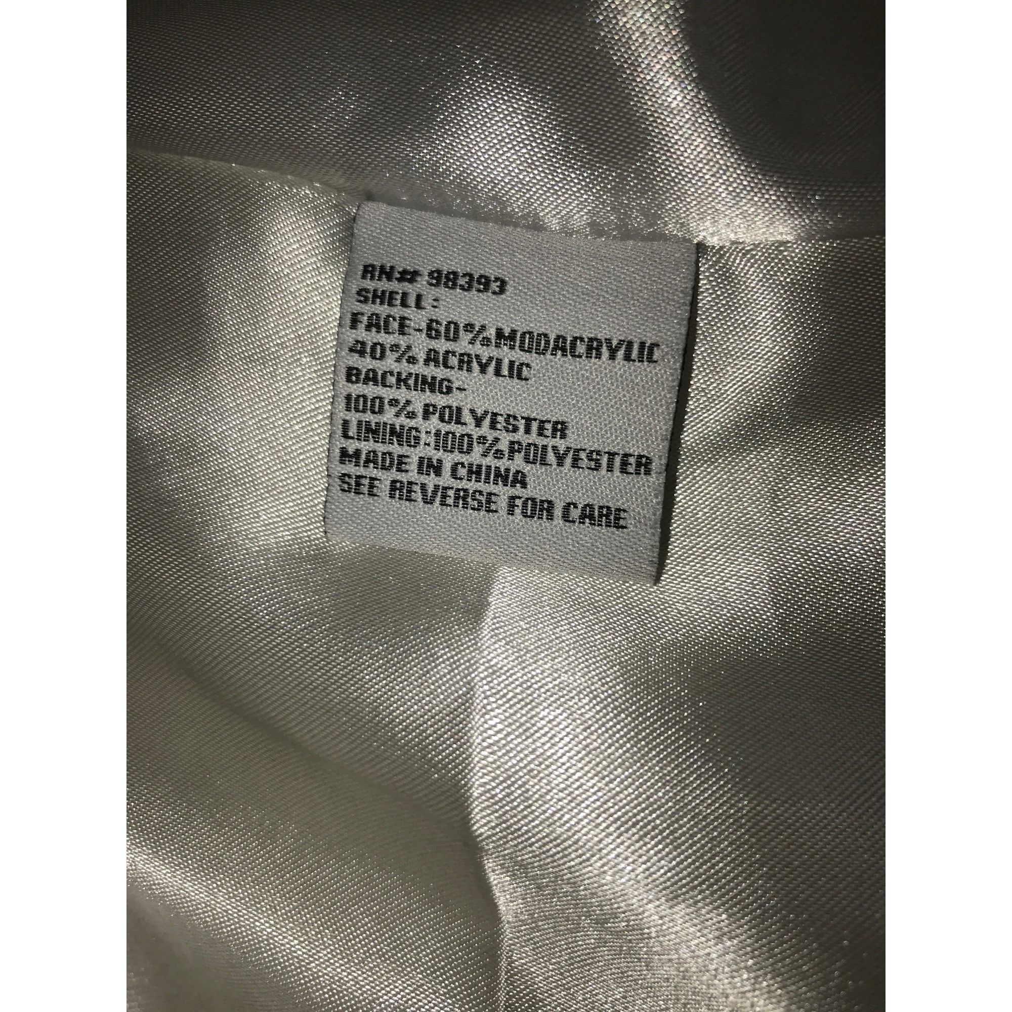 Designer Pamela McCoy Womens Grey & White Faux Fur Coat Size M / US 6-8 / IT 42-44 - 9 Thumbnail