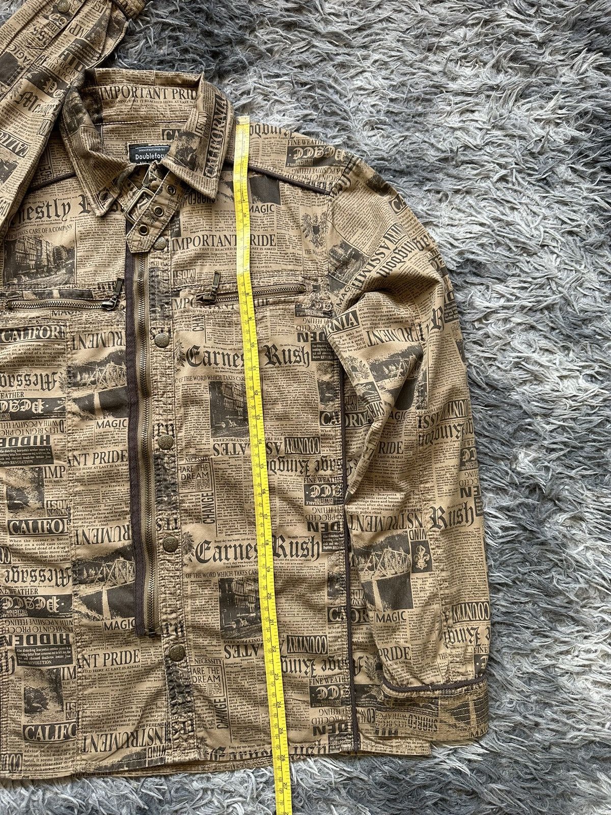 If Six Was Nine 00’s Double Focus vkei ovp rider jacket Size US M / EU 48-50 / 2 - 11 Thumbnail