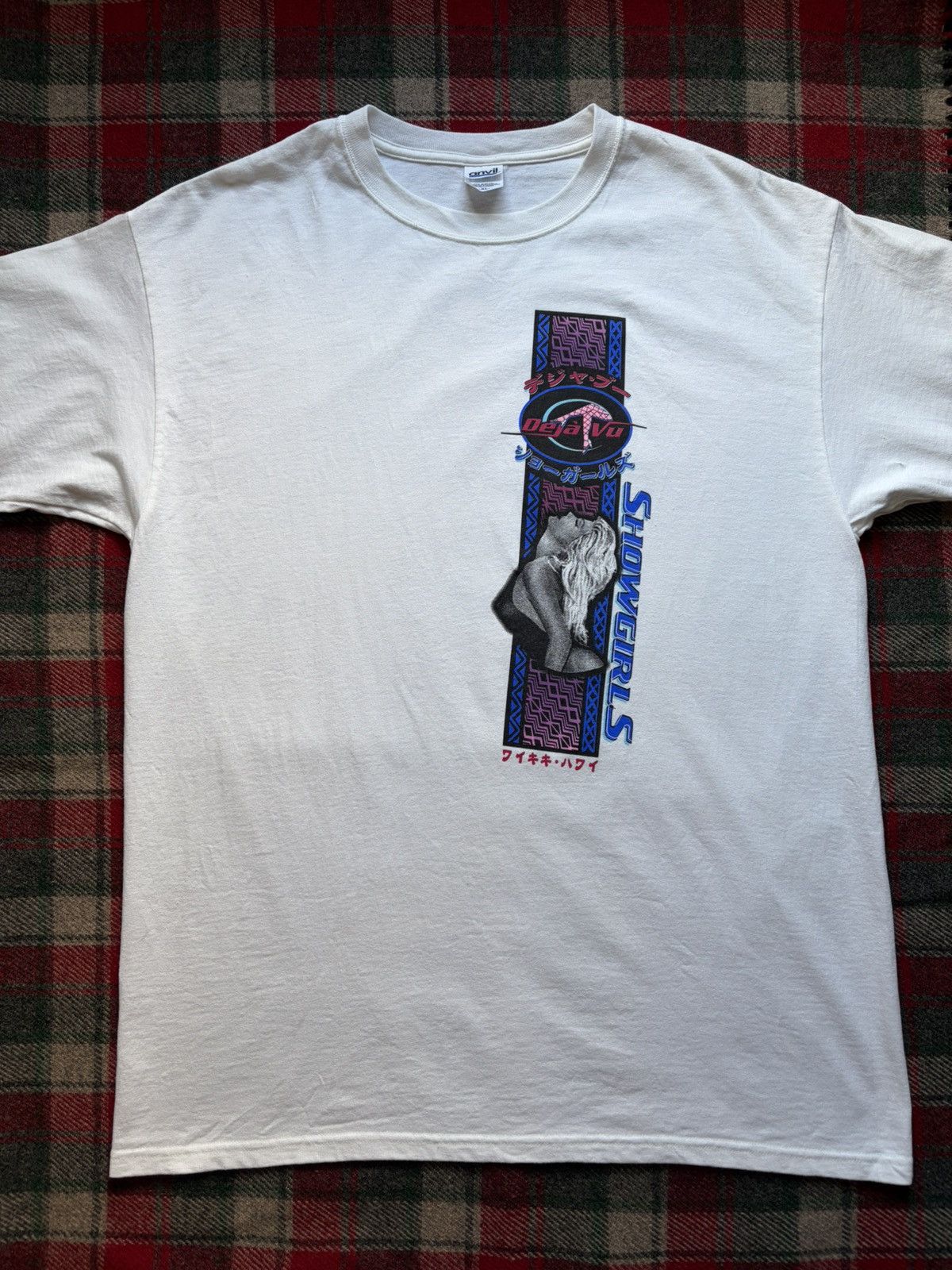 Vintage Vintage Deja Vu Showgirls Strip Club Shirt XL Anvil 90s Y2K Size US XL / EU 56 / 4 - 1 Thumbnail