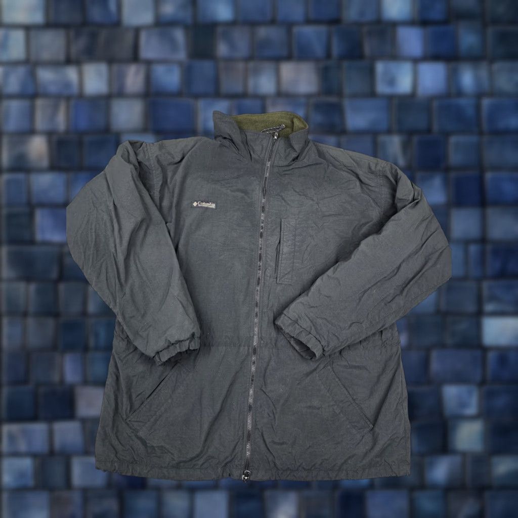 Vintage VINTAGE Columbia Jacket Mens 2XL Gray Mid-Length Parka Lined Insulated 90s Size US XXL / EU 58 / 5 - 1 Thumbnail