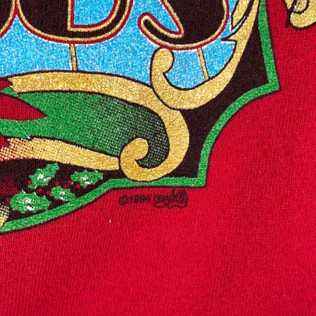 Lee VINTAGE Lee Red Sweater Adult LARGE Christmas 90s Sweatshirt Crew Neck Christmas Size US L / EU 52-54 / 3 - 5 Thumbnail