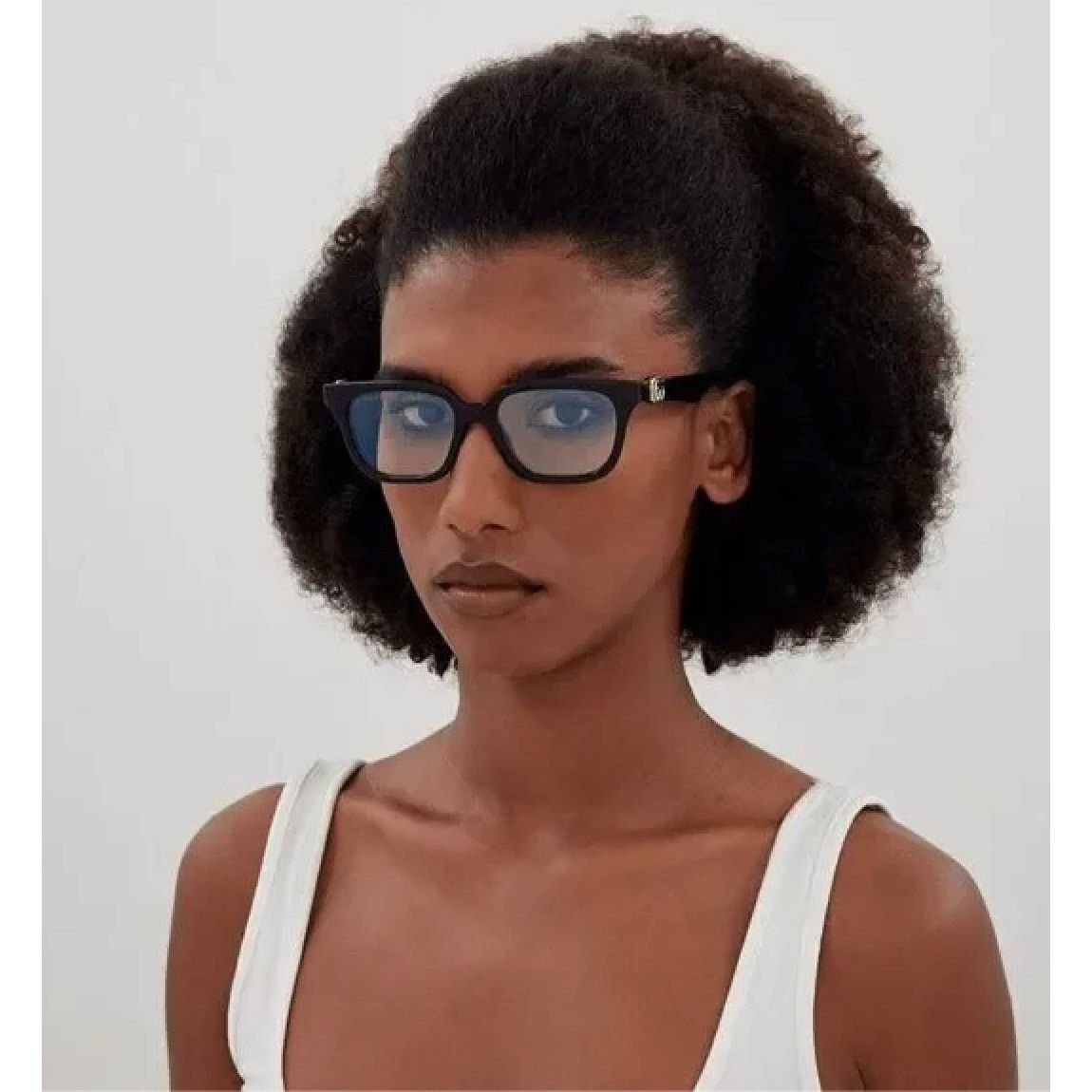 Gucci NEW Gucci Eyeglasses GG1536O 001 Black Transparent Women Size ONE SIZE - 1 Thumbnail