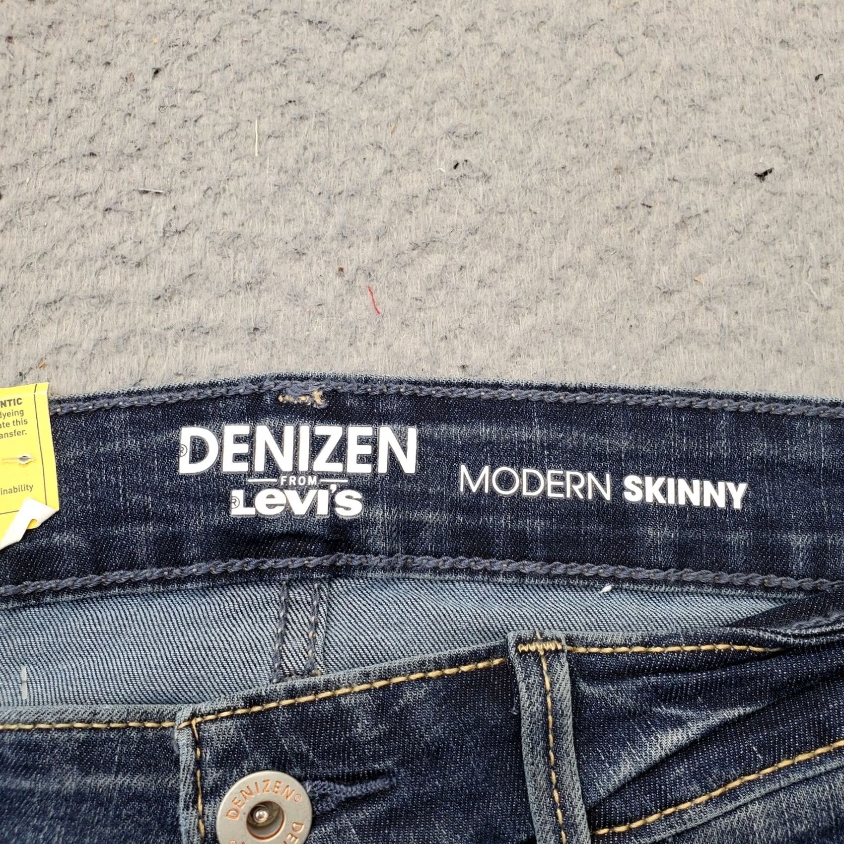 Denizen DENIZEN from Levi's Jeans Womens Size 2 Blue Denim Faded Stretch Modern Skinny Leg Size 26" / US 2 / IT 38 - 7 Thumbnail