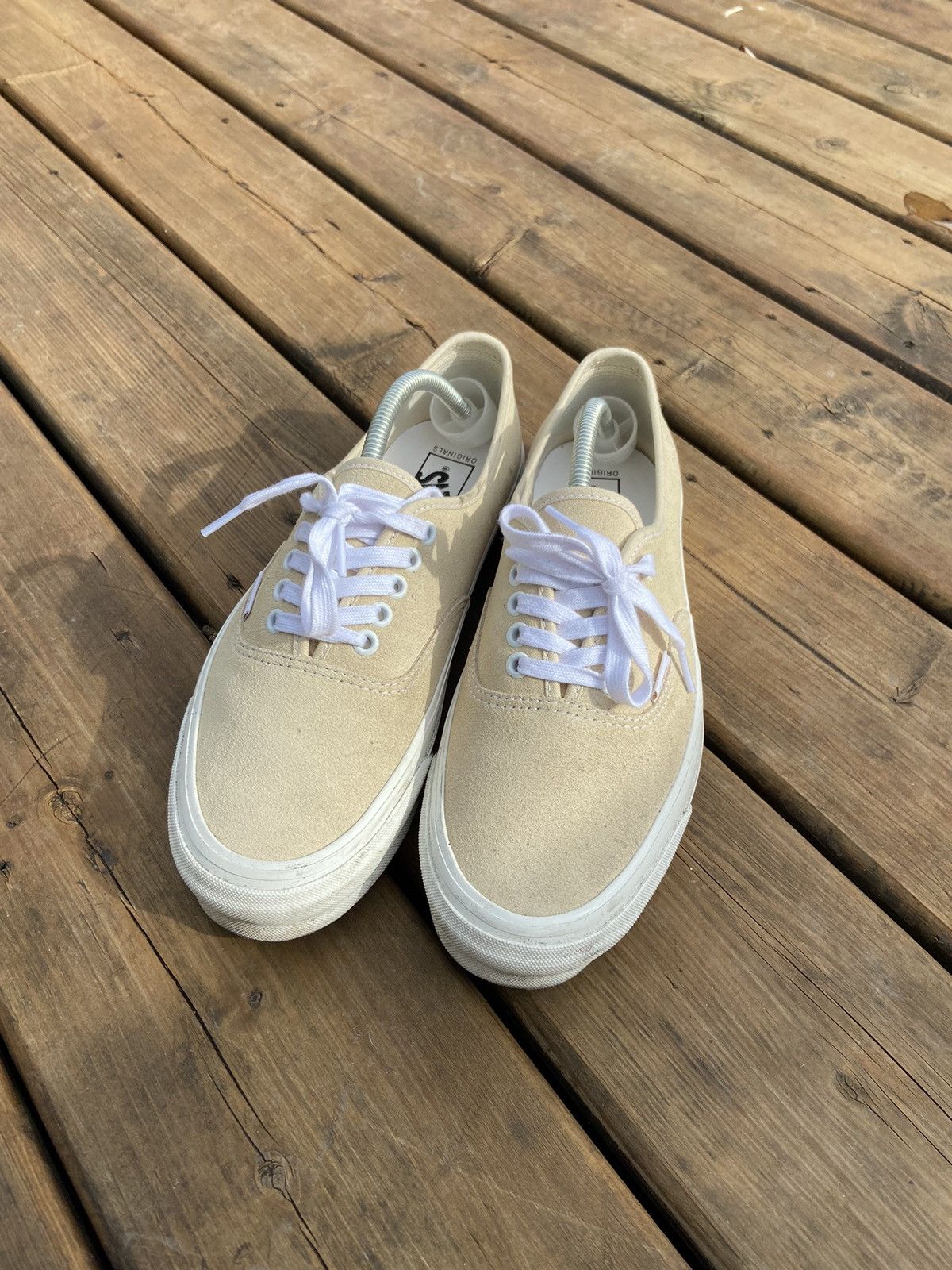 Vans Cream Suede Authentic Anaheim Grailed