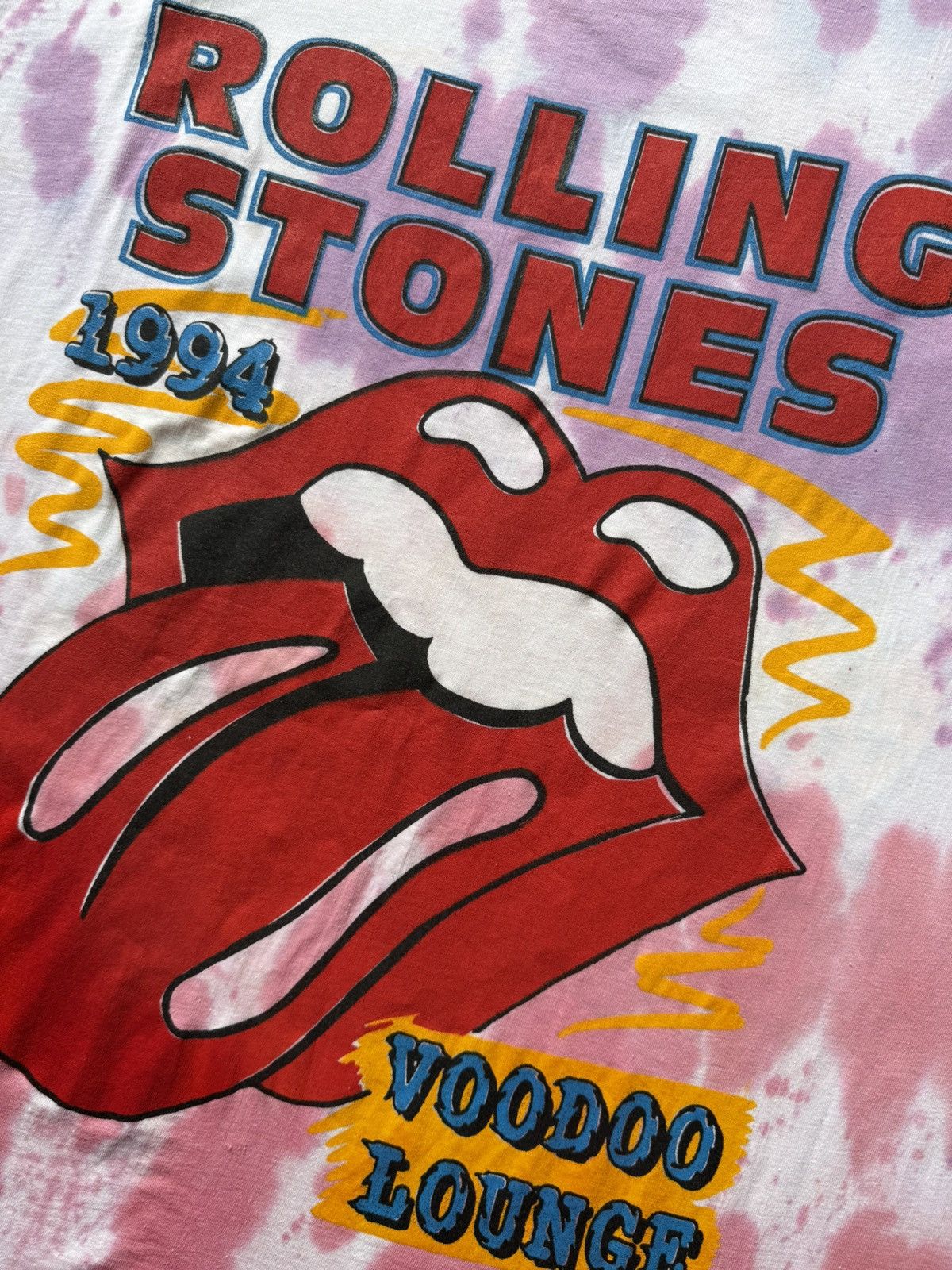 Vintage 1994 The Rolling Stones Voodoo Lounge Band Tee Shirt Tour Size US XL / EU 56 / 4 - 4 Thumbnail