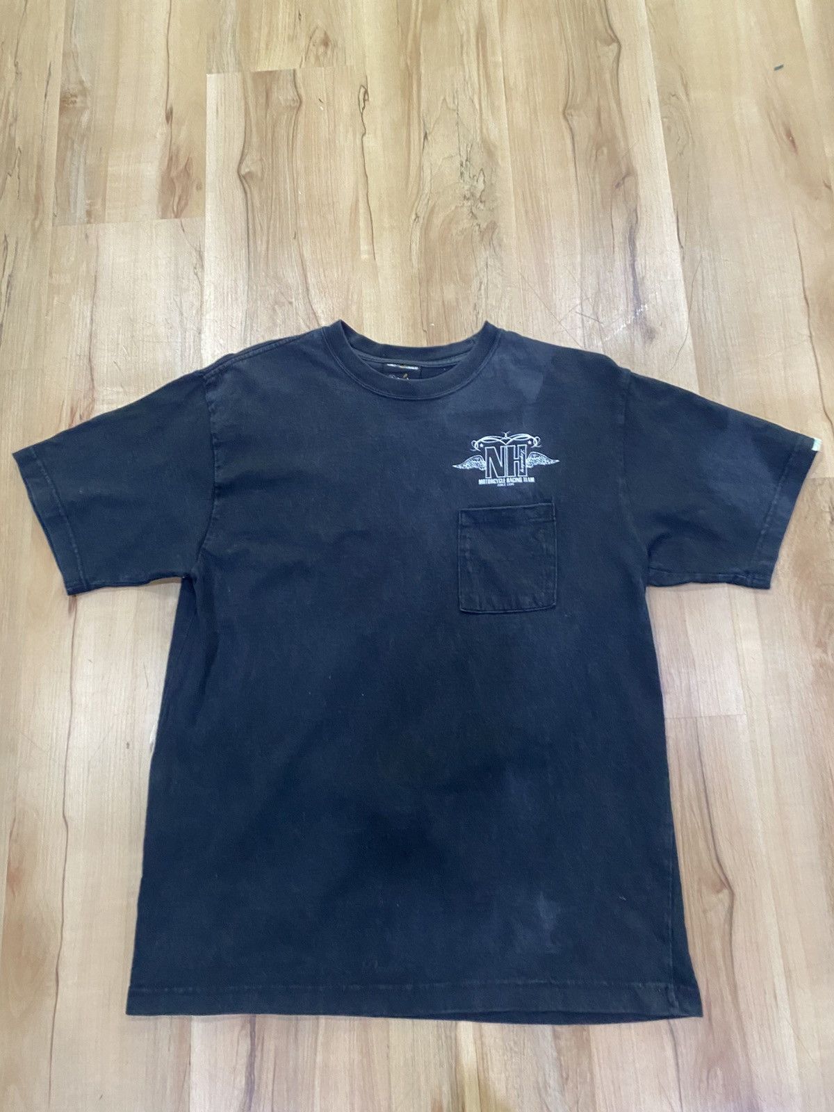 Japanese Brand × Neighborhood × Vintage Vintage NH Motorcycle Racing Team tshirt Size US M / EU 48-50 / 2 - 1 Thumbnail