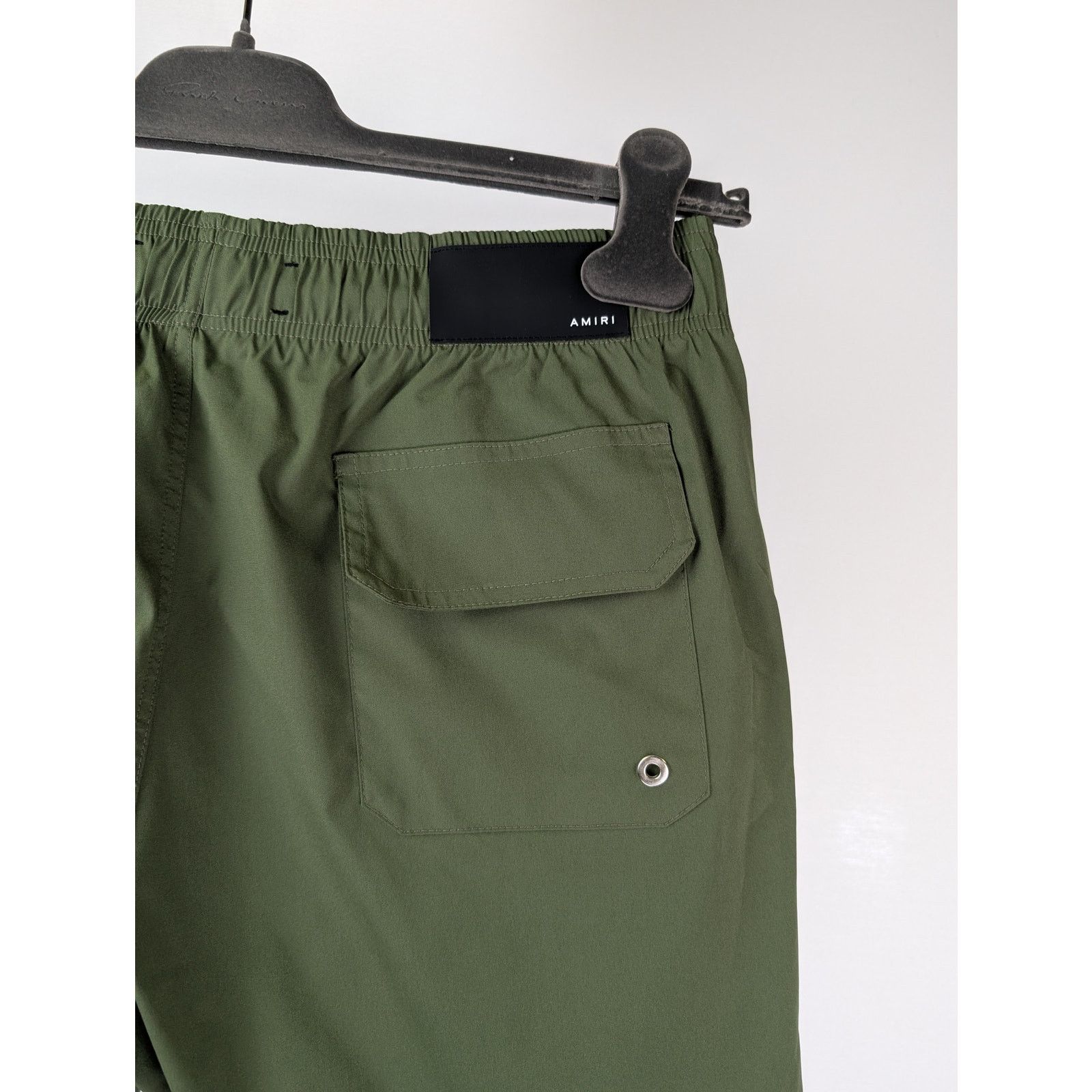 Amiri o1rshd1 Core Logo Swimtrunk Swim Wear Shorts Military Green Size US 30 / EU 46 - 9 Thumbnail