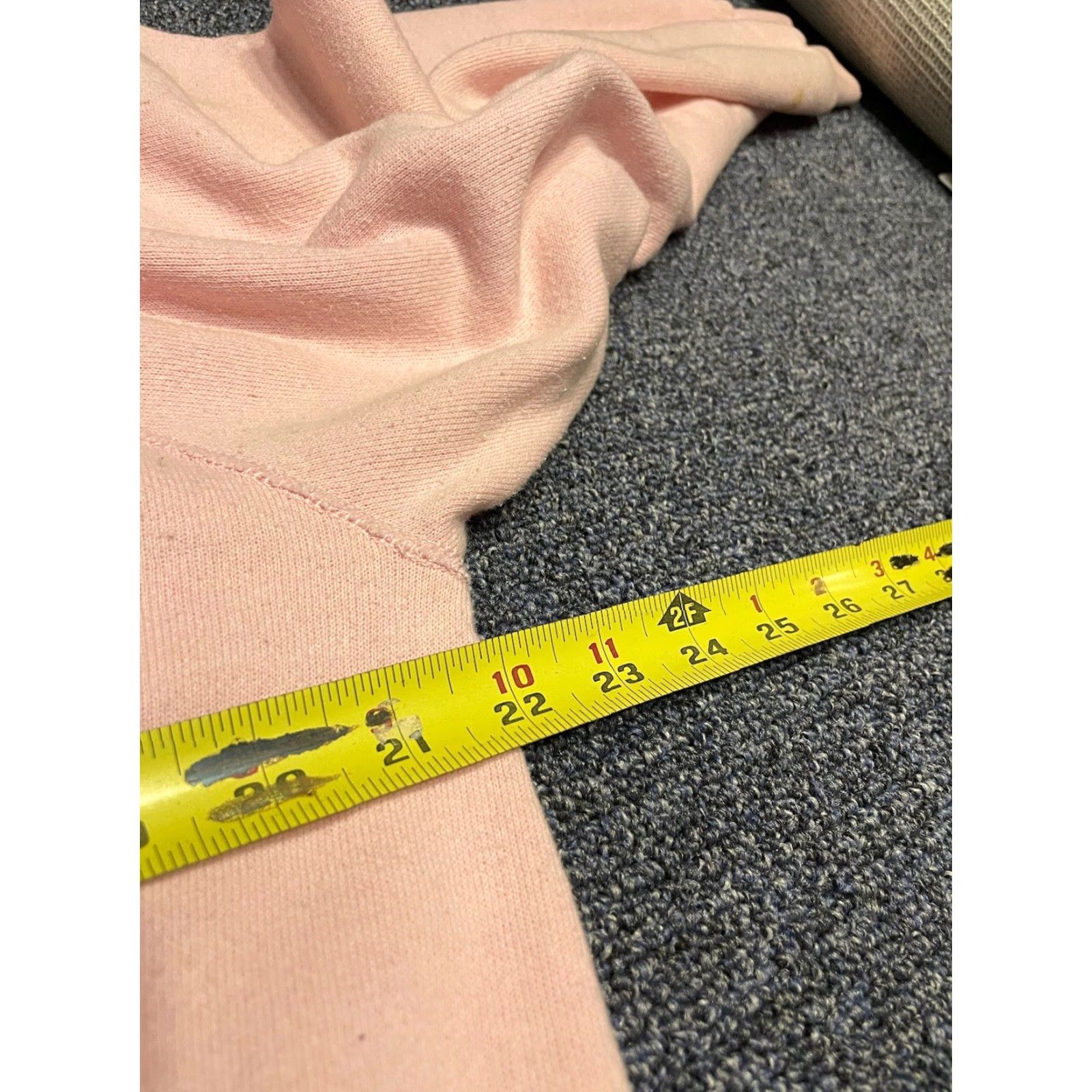 Jerzees VINTAGE Jerzees Sweatshirt Unisex Adults L 80s 90s Cow Pink Long Sleeve Crew Neck Pullover Activewear Size L / US 10 / IT 46 - 4 Thumbnail
