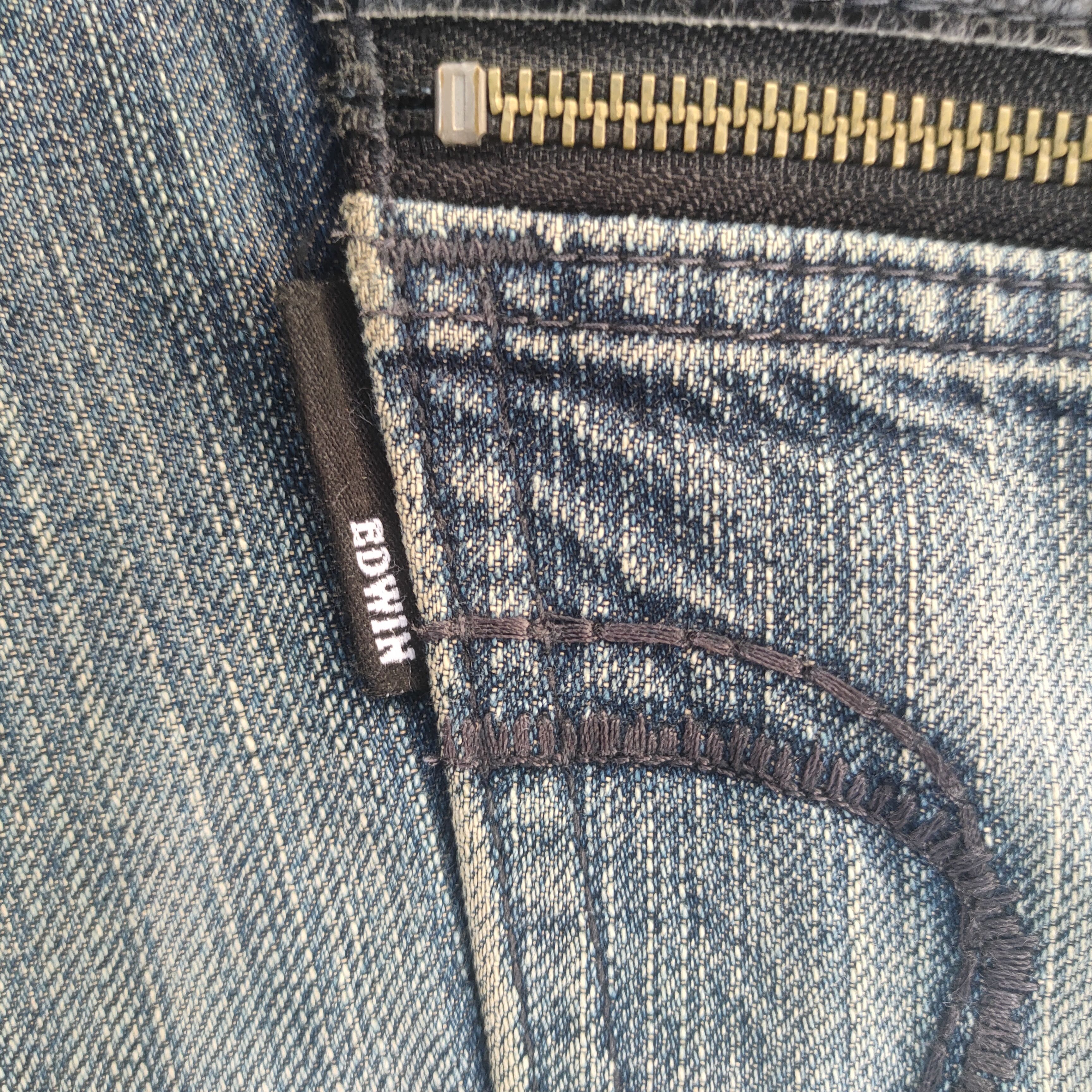 Black Label Vintage Flare japanese faded distressed jeans denim pants Size US 35 - 12 Thumbnail