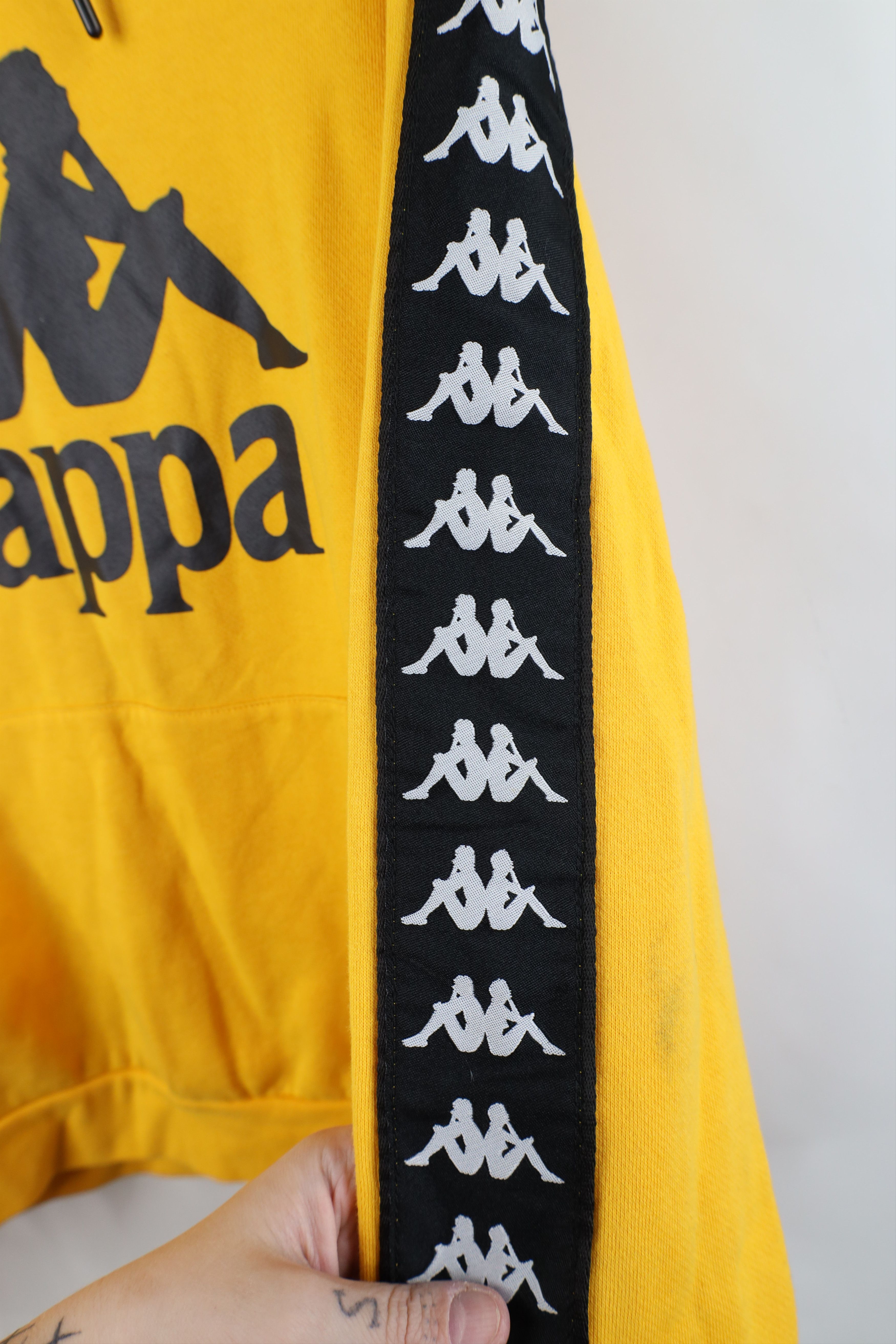 Kappa Vintage 90s Kappa Spell Out Taped Logo Soccer Hoodie Size US M / EU 48-50 / 2 - 9 Thumbnail