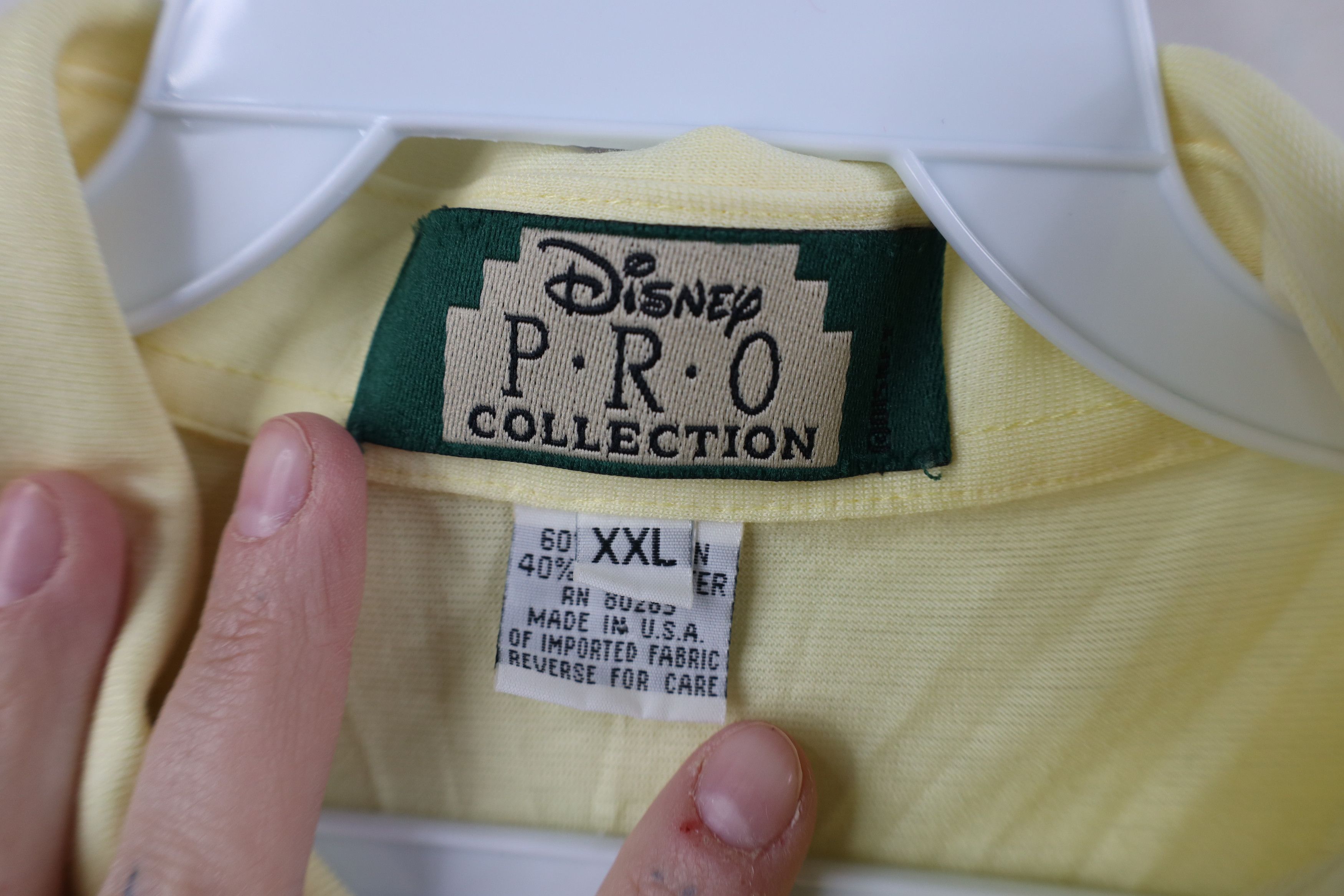 Disney Vintage 70s 80s Disney Mickey Mouse Golf Polo Shirt USA Size US XXL / EU 58 / 5 - 11 Thumbnail