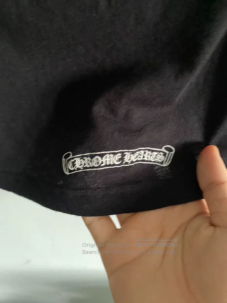 Chrome Hearts CHROME HEARTS Size XS Deep V-neck black pocket three cross Size US XS / EU 42 / 0 - 7 Thumbnail