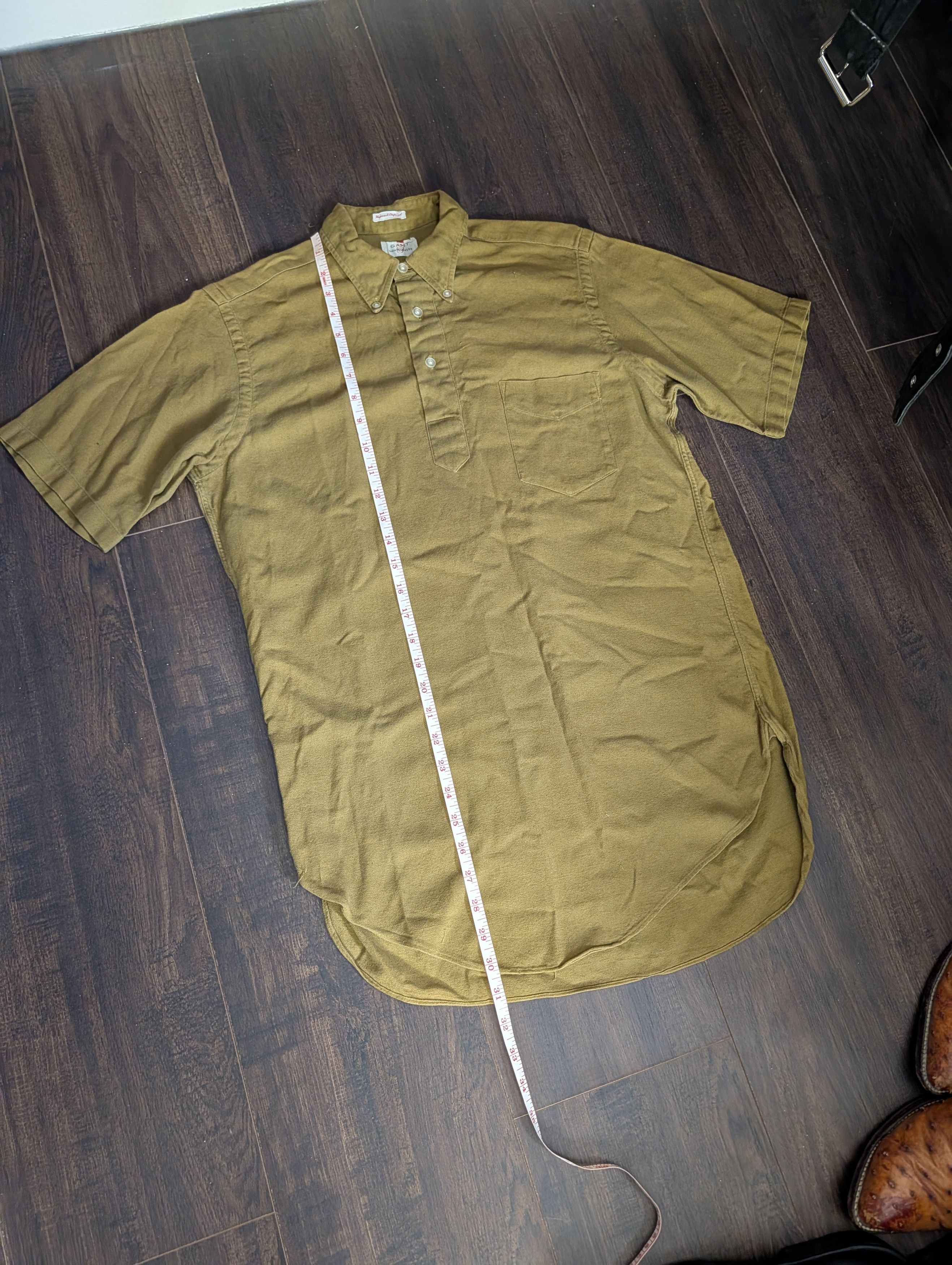 Gant Vintage Hopsack Oxford cotton S/S dress polo sz15 Size US S / EU 44-46 / 1 - 15 Thumbnail