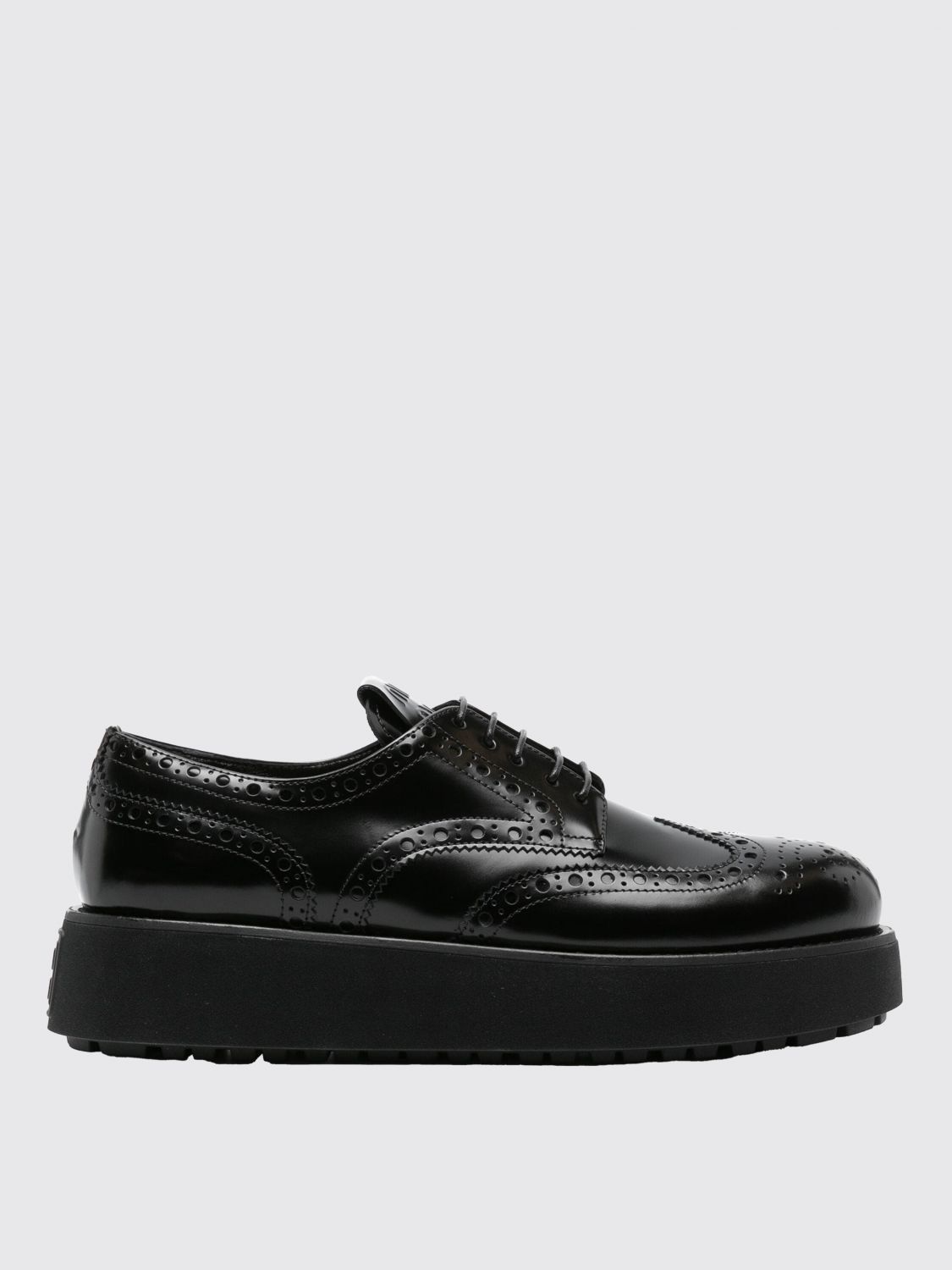 image of Miu Miu Oxford Shoes Woman Black, Women's (Size 10)