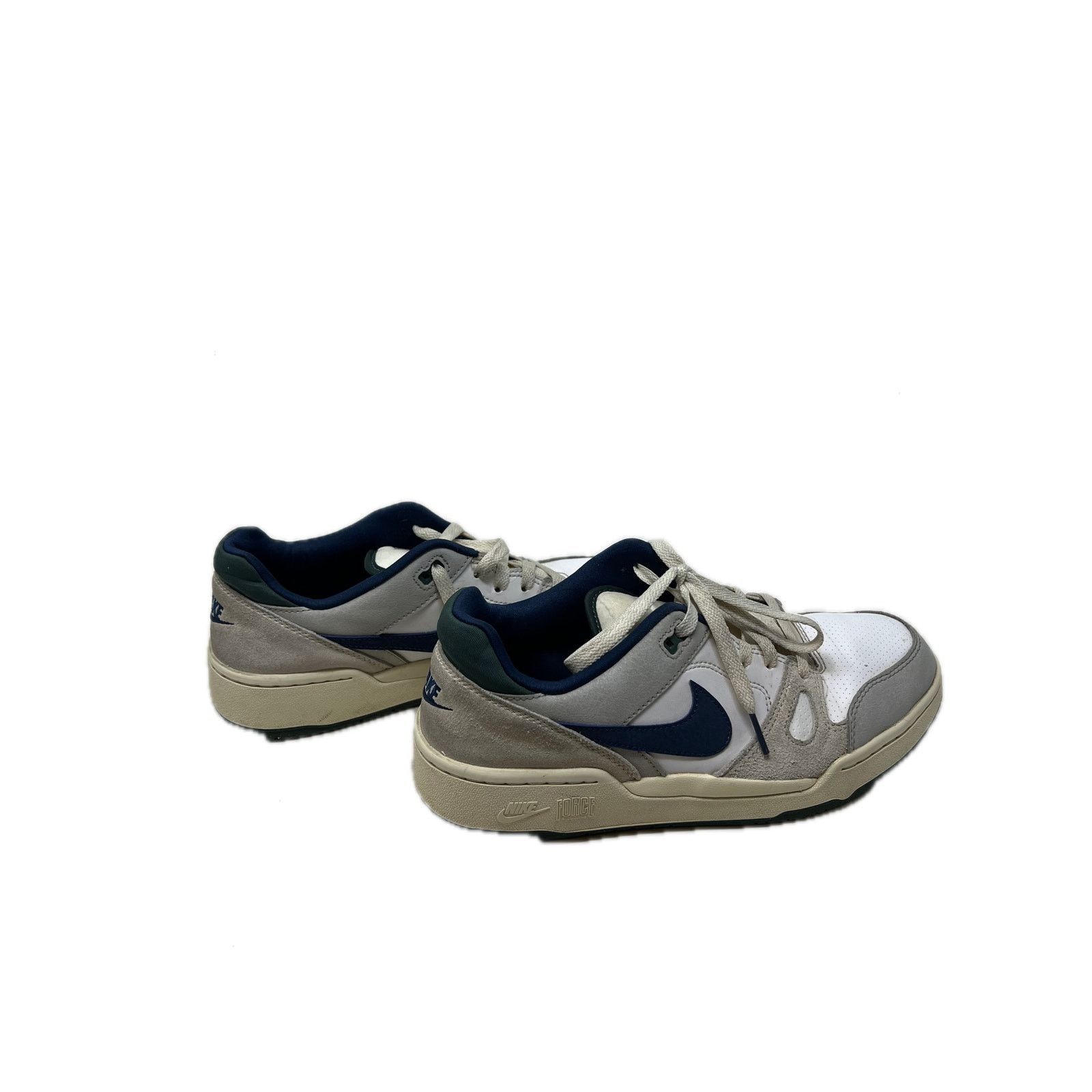 Nike Nike Full Force Low White Midnight Navy Green Mens 7.5 Size US 7.5 / EU 40-41 - 3 Thumbnail