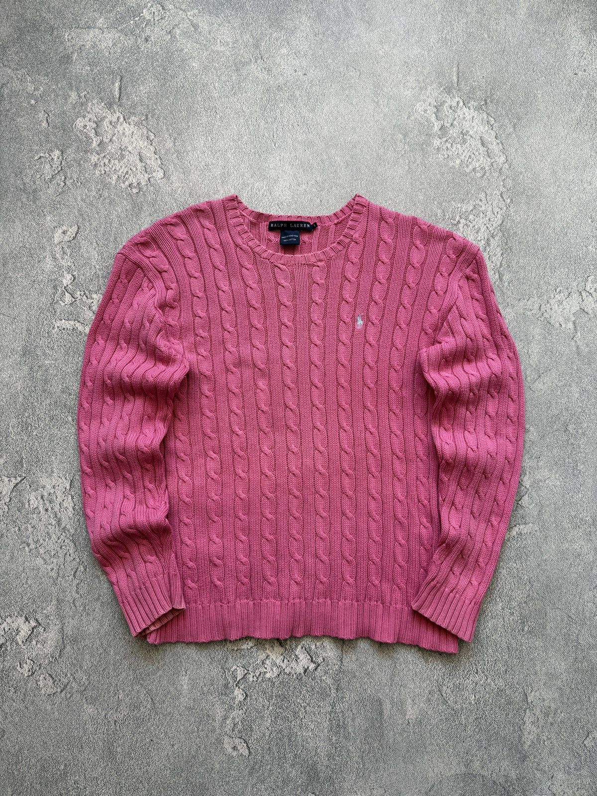 Polo Ralph Lauren Vintage polo Ralph Lauren women’s sweater knitted Oversized Size L / US 10 / IT 46 - 1 Thumbnail